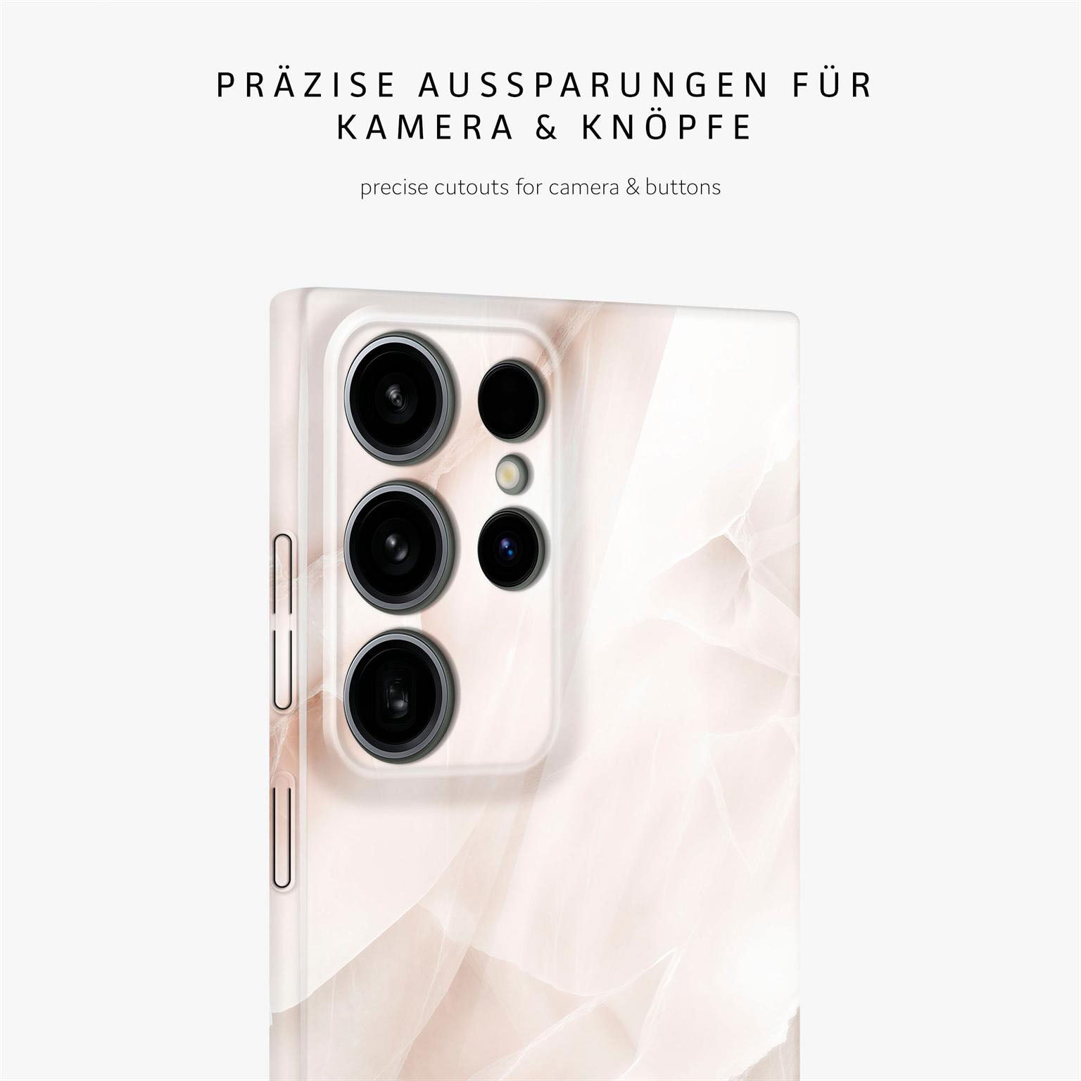 Bliss Cover für Samsung Galaxy S24 Ultra in der Farbe Soft Blush (Braun / Beige)