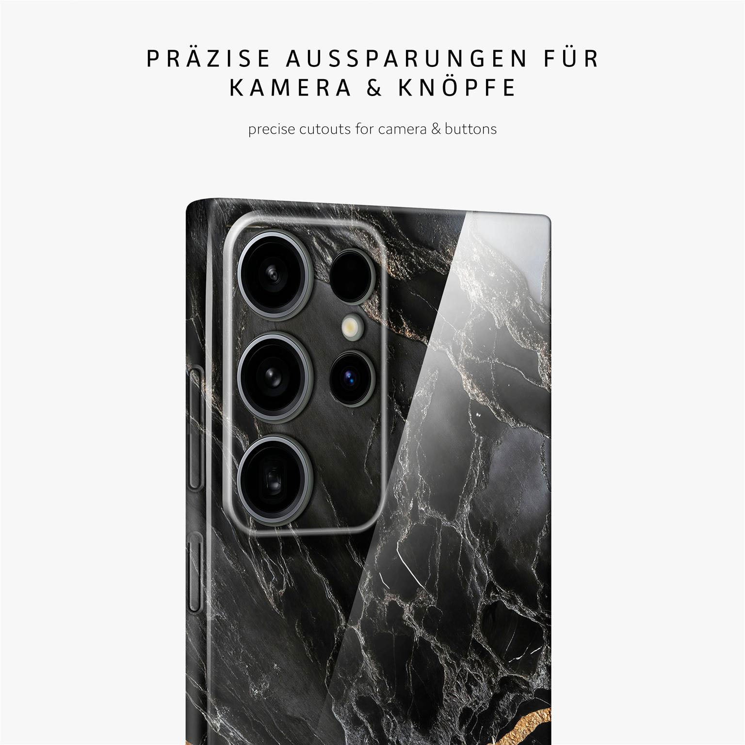 Bliss Cover für Samsung Galaxy S24 Ultra in der Farbe Black Mirage (Schwarz)