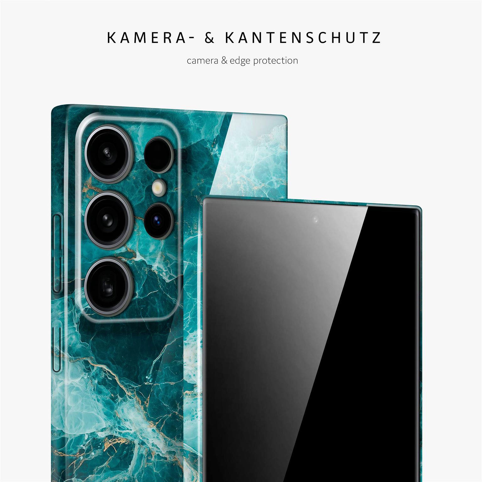 Bliss Cover für Samsung Galaxy S24 Ultra in der Farbe Aqua Prism (Blau)