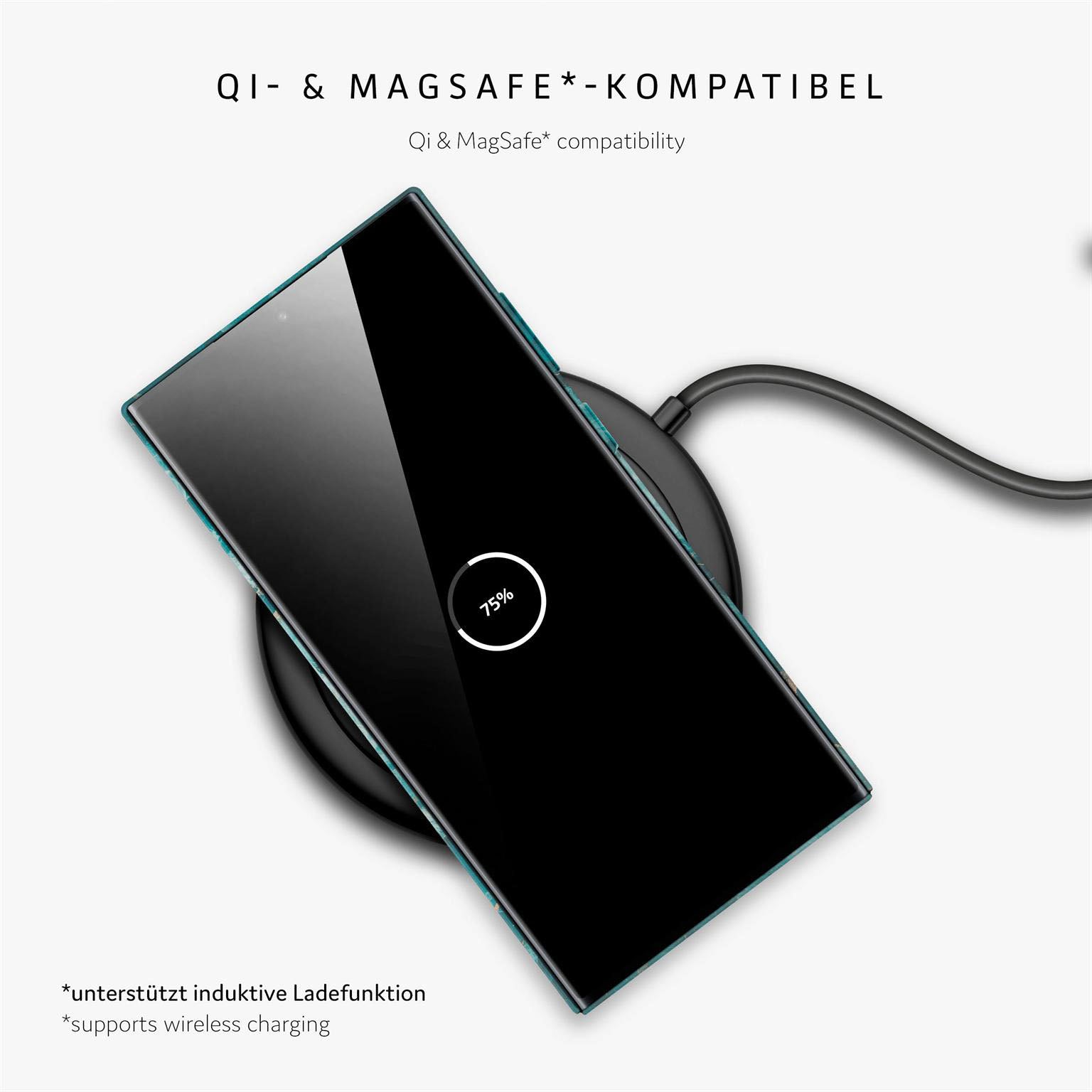 Bliss Cover für Samsung Galaxy S24 Ultra in der Farbe Aqua Prism (Blau)