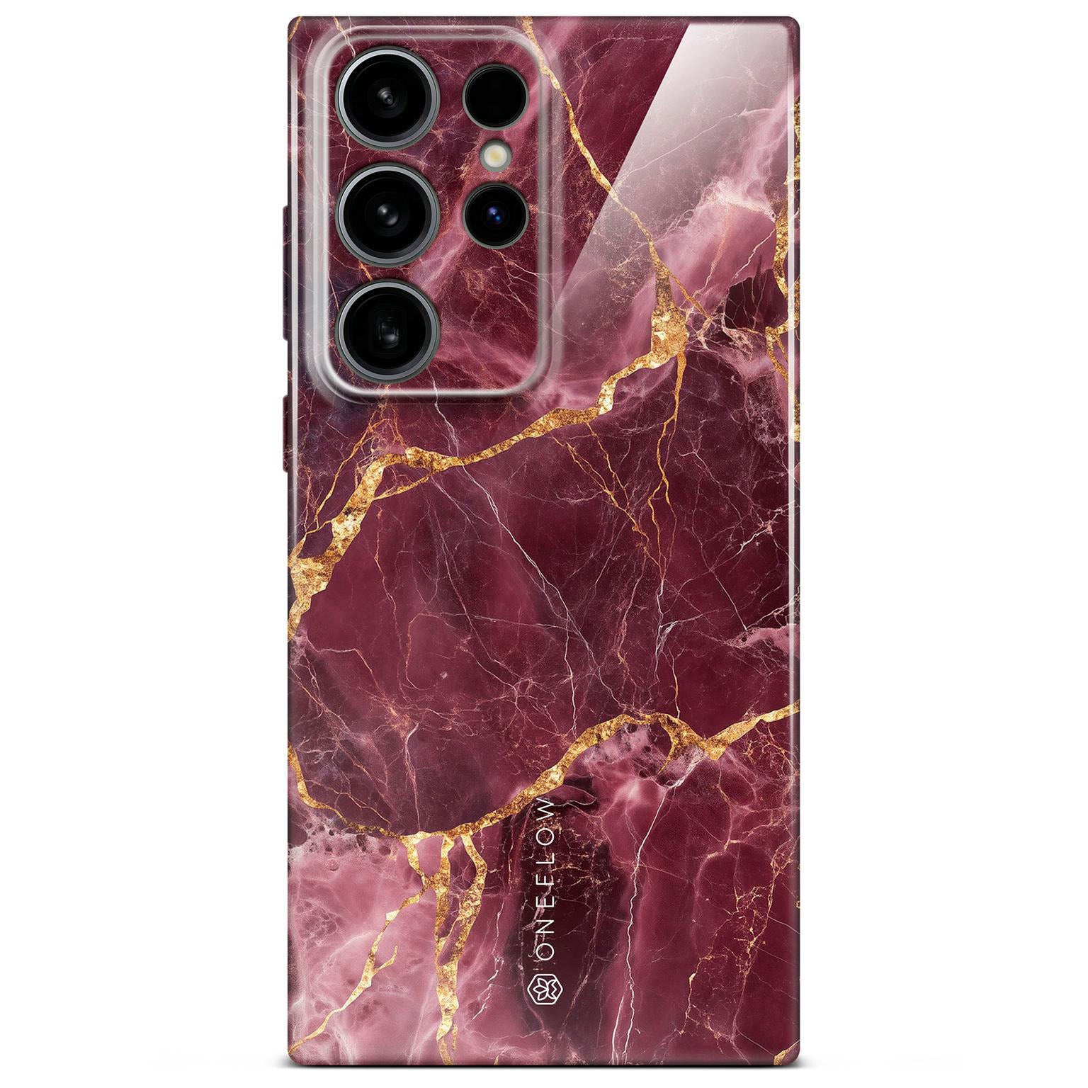 Bliss Cover für Samsung Galaxy S24 Ultra in der Farbe Velvet Wine (Rot)