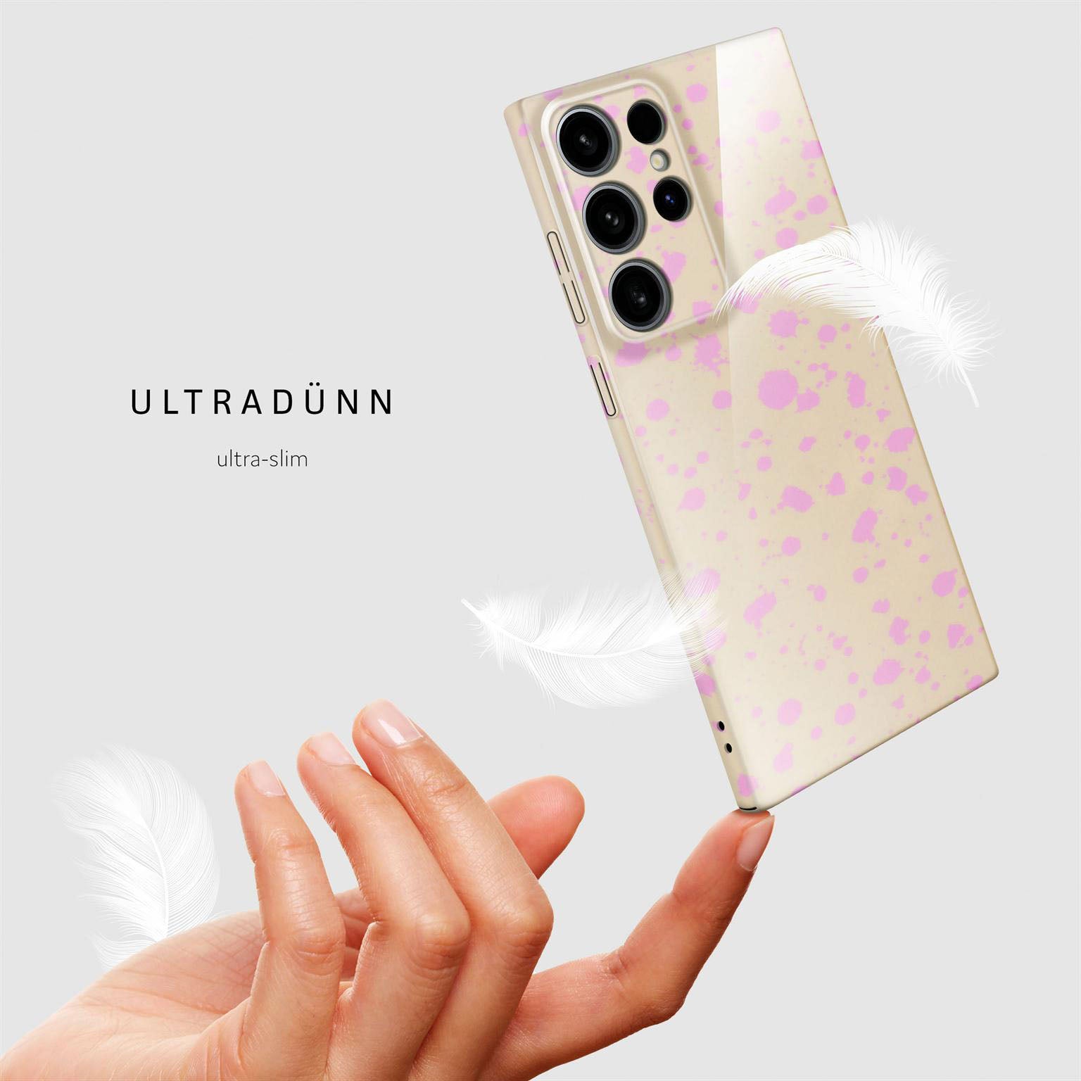 Splash Case für Samsung Galaxy S24 Ultra in der Farbe Blush Pop (Rosa / Pink)