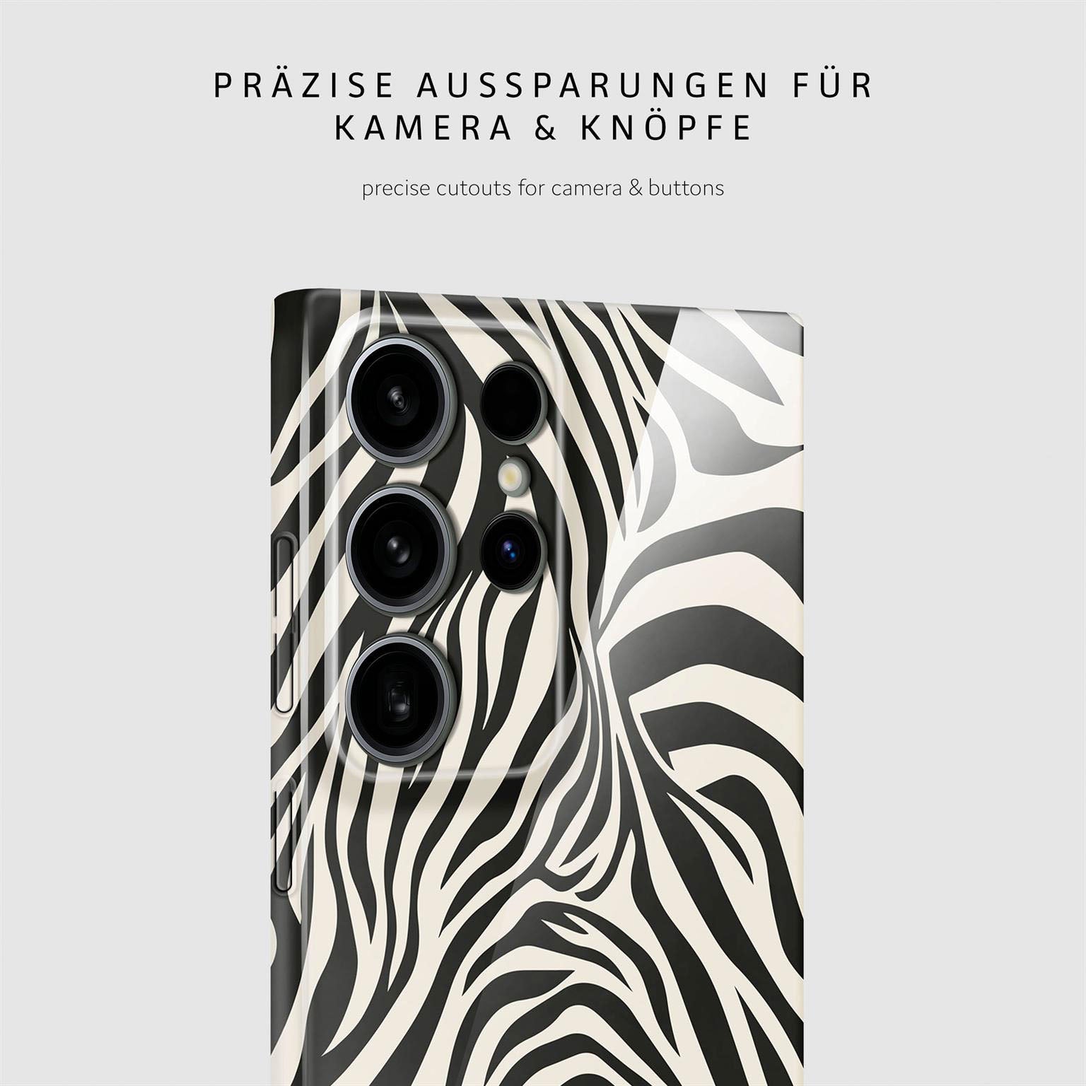 Wild Cover für Samsung Galaxy S24 Ultra in der Farbe Electric Zebra (Mehrfarbig)