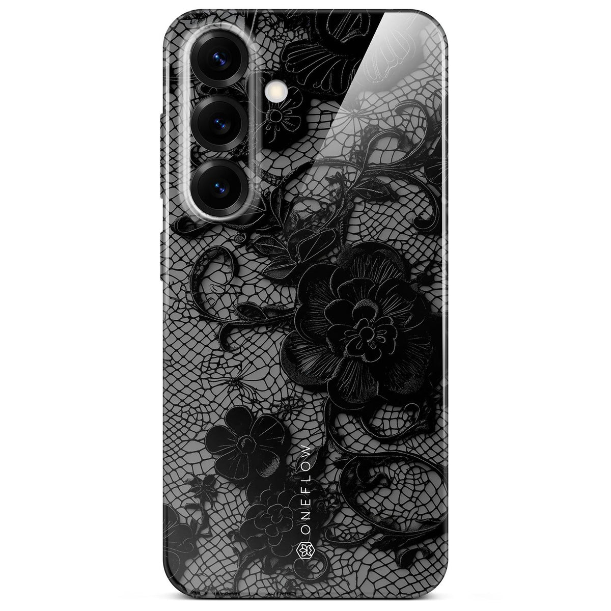 Splash Case für Samsung Galaxy S25 FE in der Farbe Delicate Dream (Schwarz)