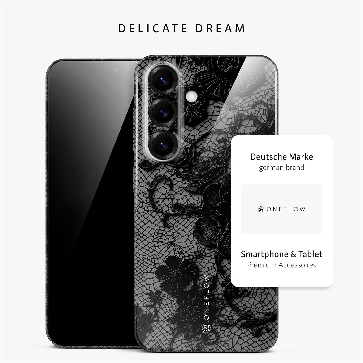 Splash Case für Samsung Galaxy S25 FE in der Farbe Delicate Dream (Schwarz)
