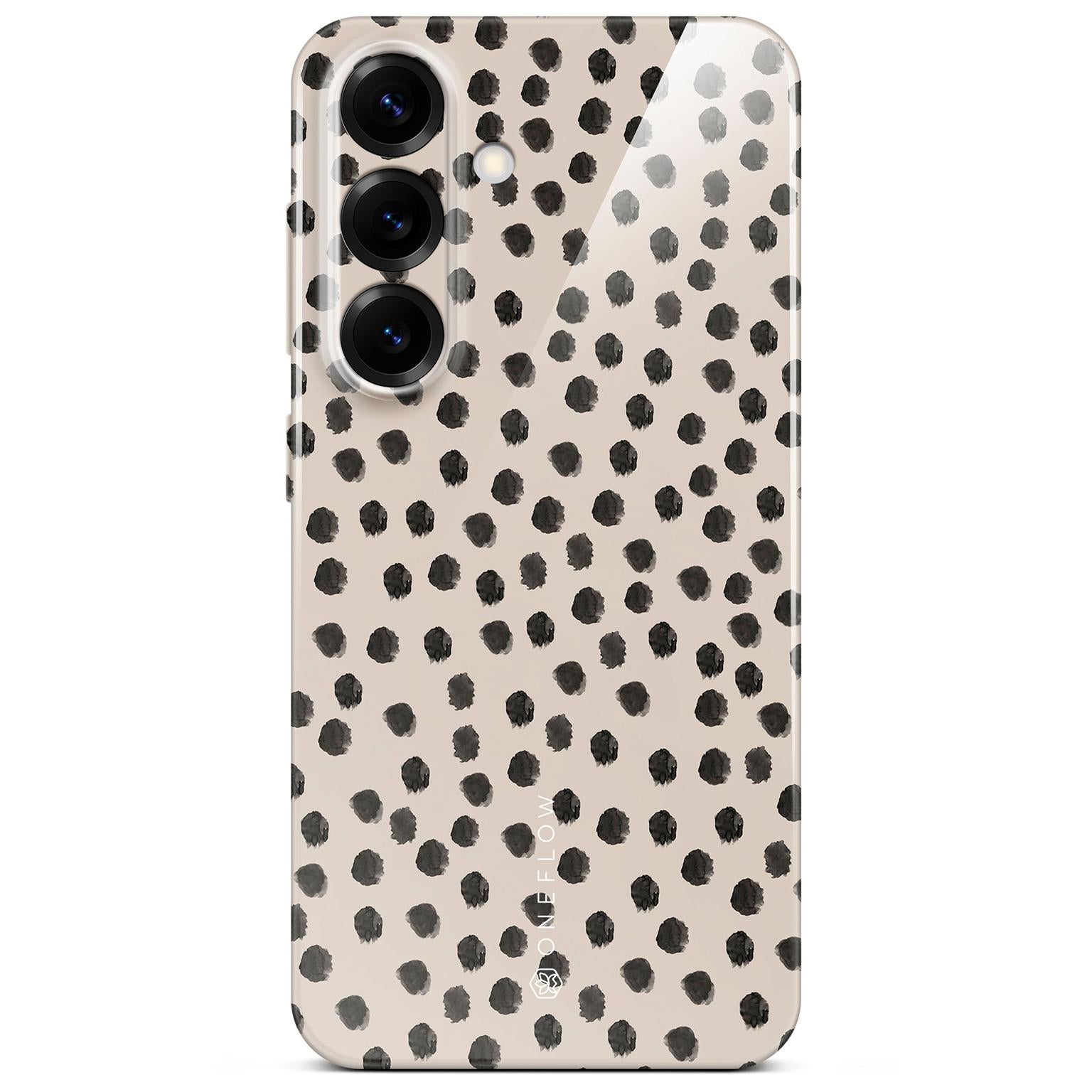 Splash Case für Samsung Galaxy S25 FE in der Farbe Cookies & Cream (Braun / Beige)