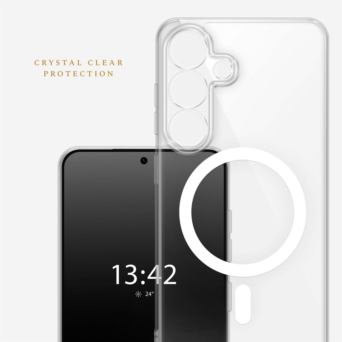 Nova Case für Samsung Galaxy S25 FE in der Farbe Clear (Farblos (transparent))