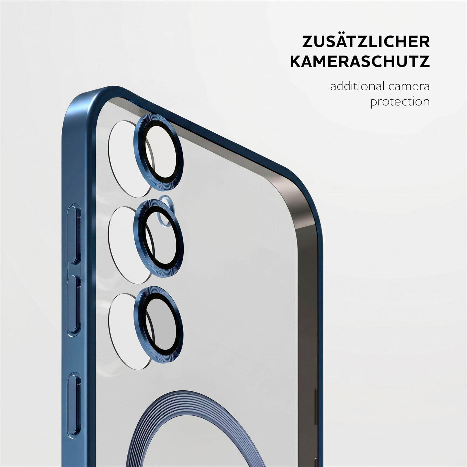 Aura Case für Samsung Galaxy S25 in der Farbe Ice Blue (Blau)
