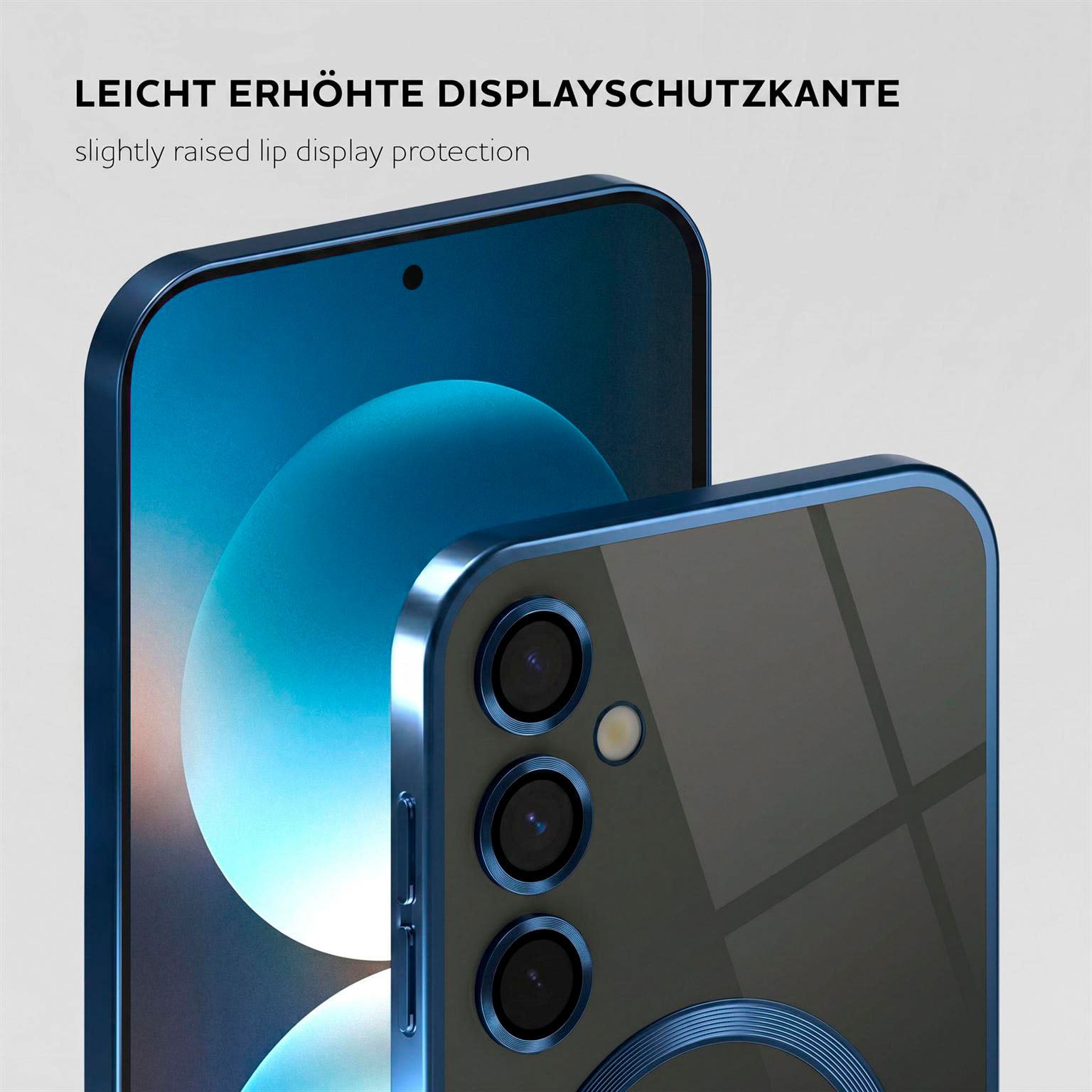 Aura Case für Samsung Galaxy S25 in der Farbe Ice Blue (Blau)