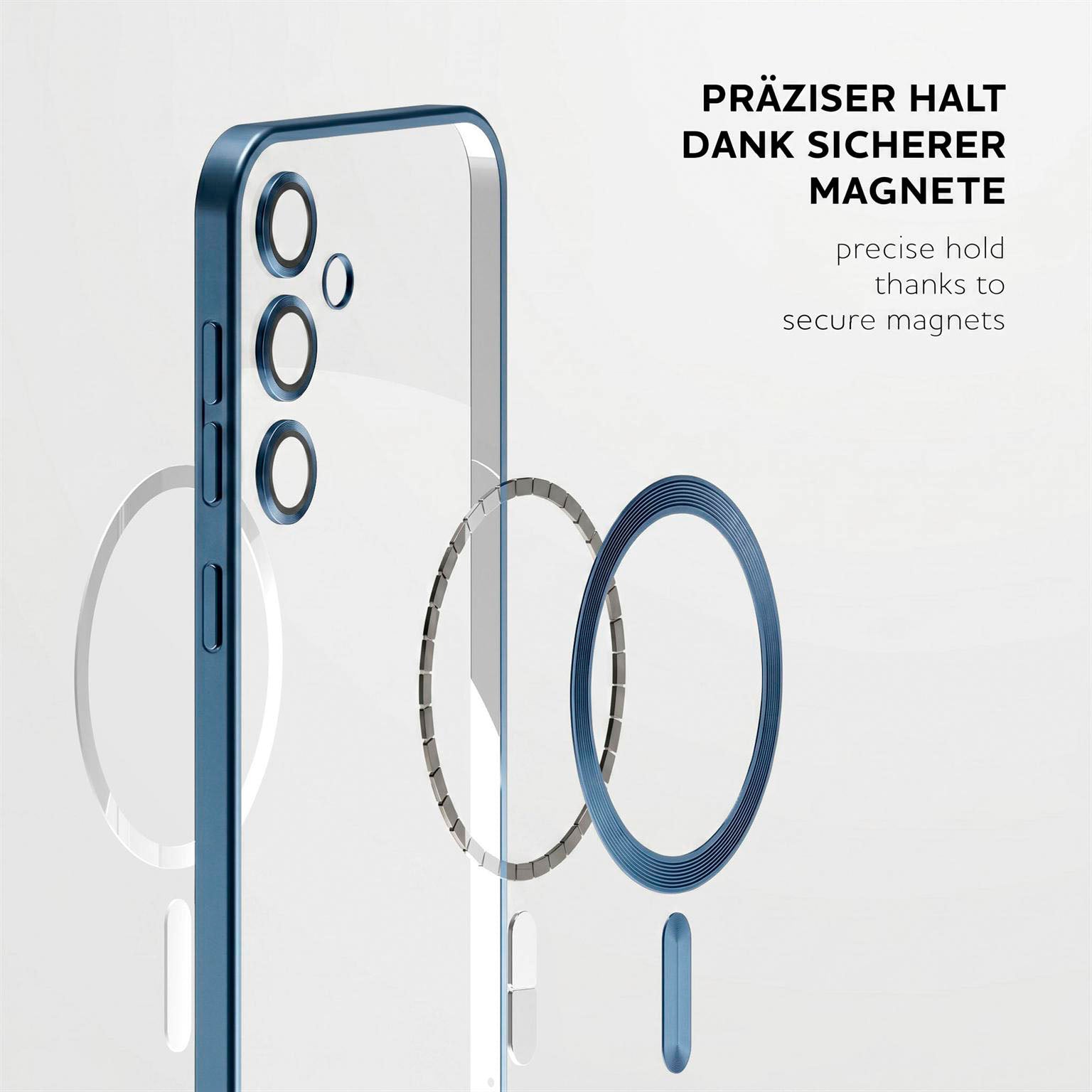 Aura Case für Samsung Galaxy S25 in der Farbe Ice Blue (Blau)