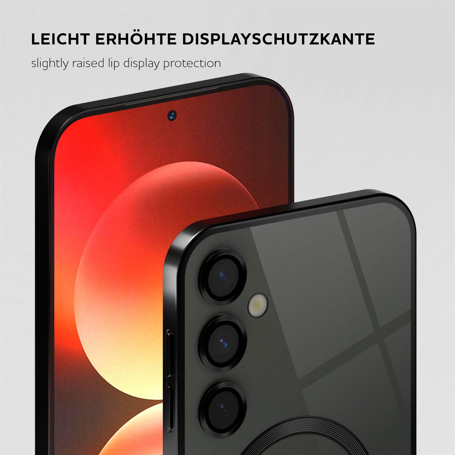 Aura Case für Samsung Galaxy S25 in der Farbe Infinity Black (Schwarz)