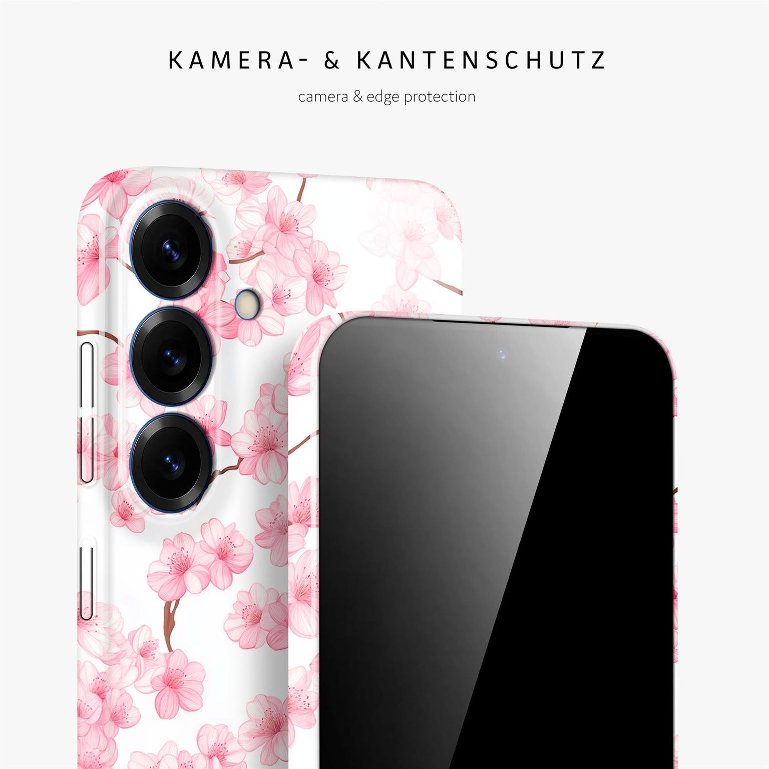 Flower Cover für Samsung Galaxy S25 in der Farbe Sakura Breeze (Rosa / Pink)