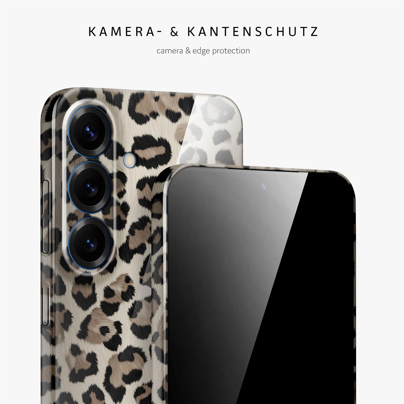Wild Cover für Samsung Galaxy S25 in der Farbe Golden Leopard (Gold)