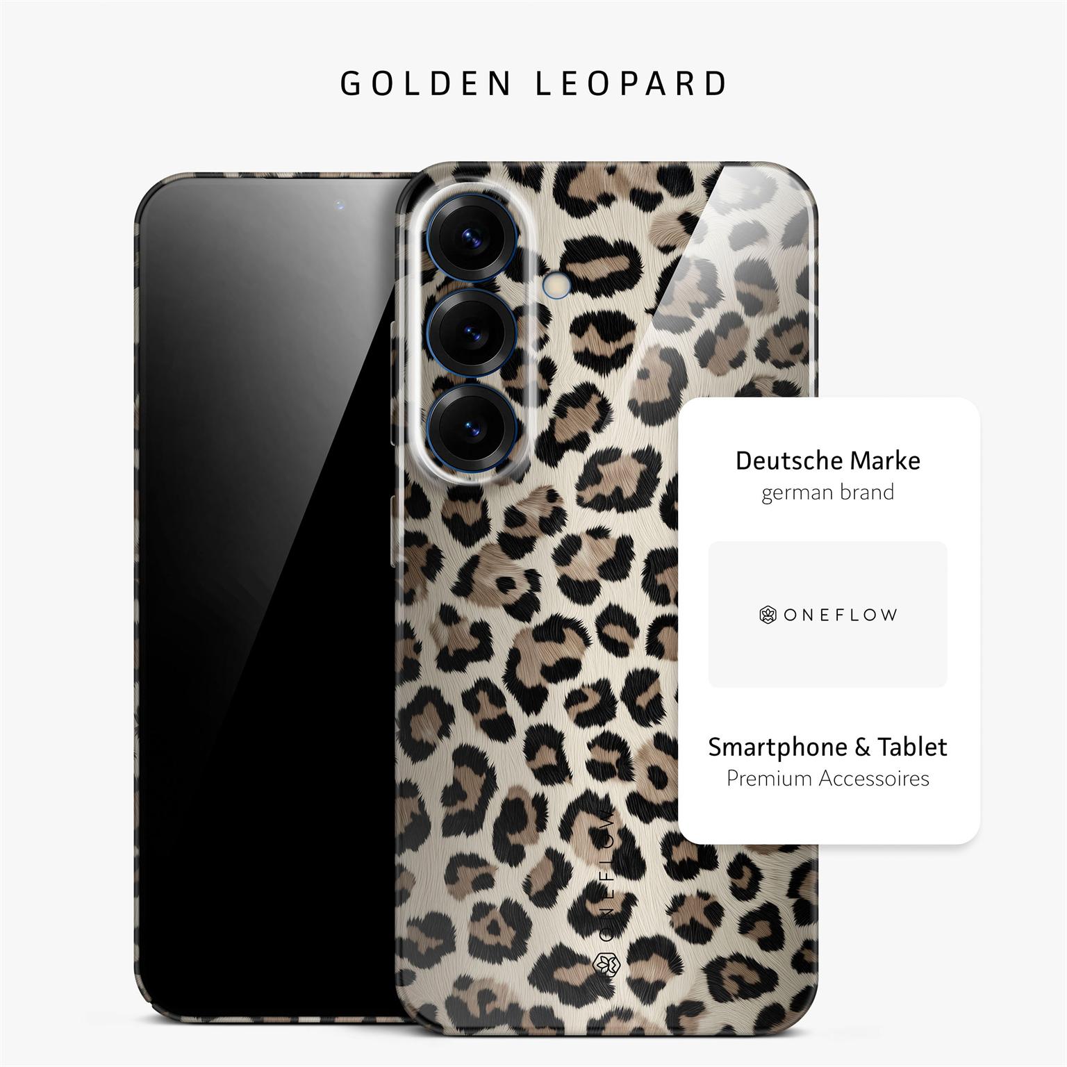 Wild Cover für Samsung Galaxy S25 in der Farbe Golden Leopard (Gold)