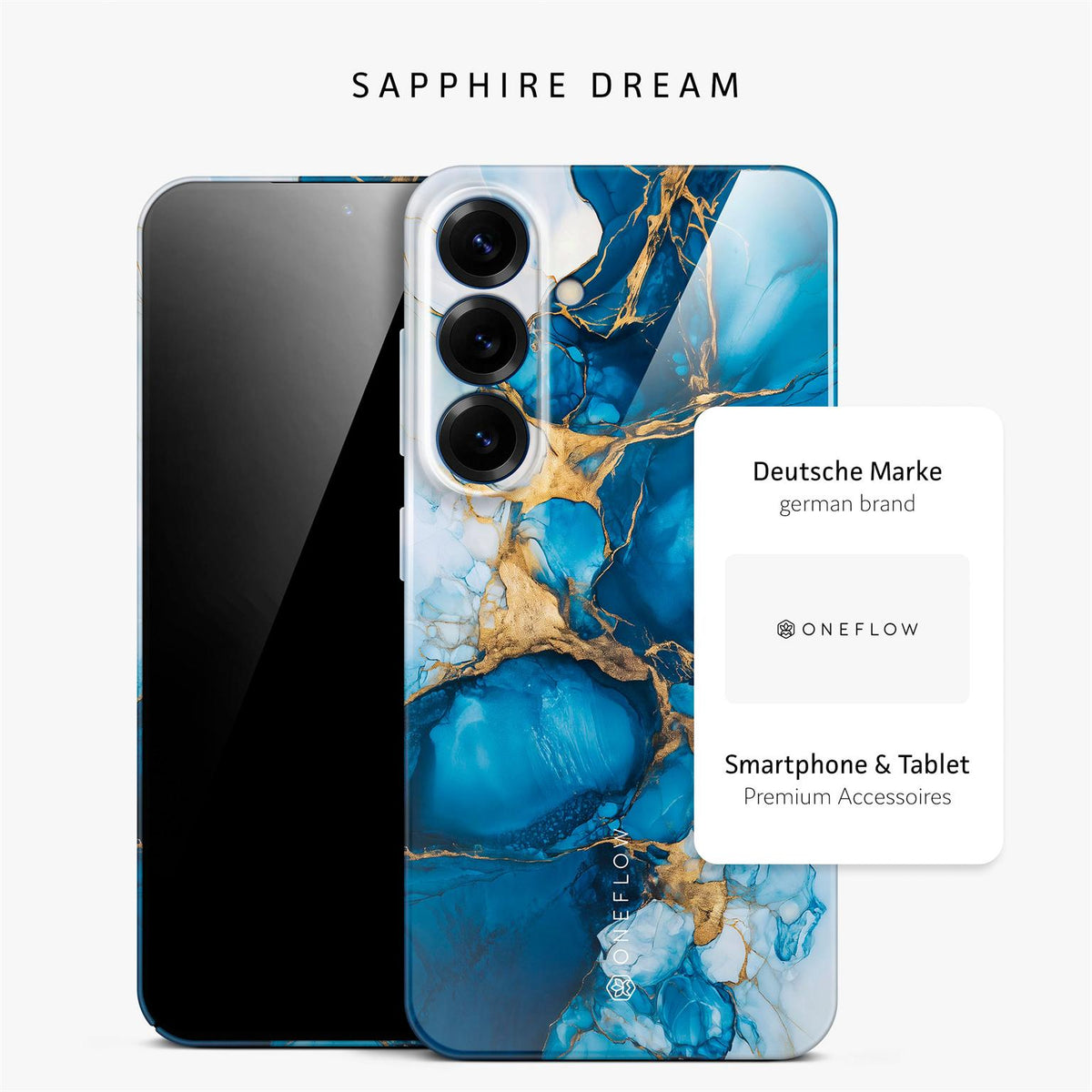 Bliss Cover für Samsung Galaxy S25 in der Farbe Sapphire Dream (Blau)