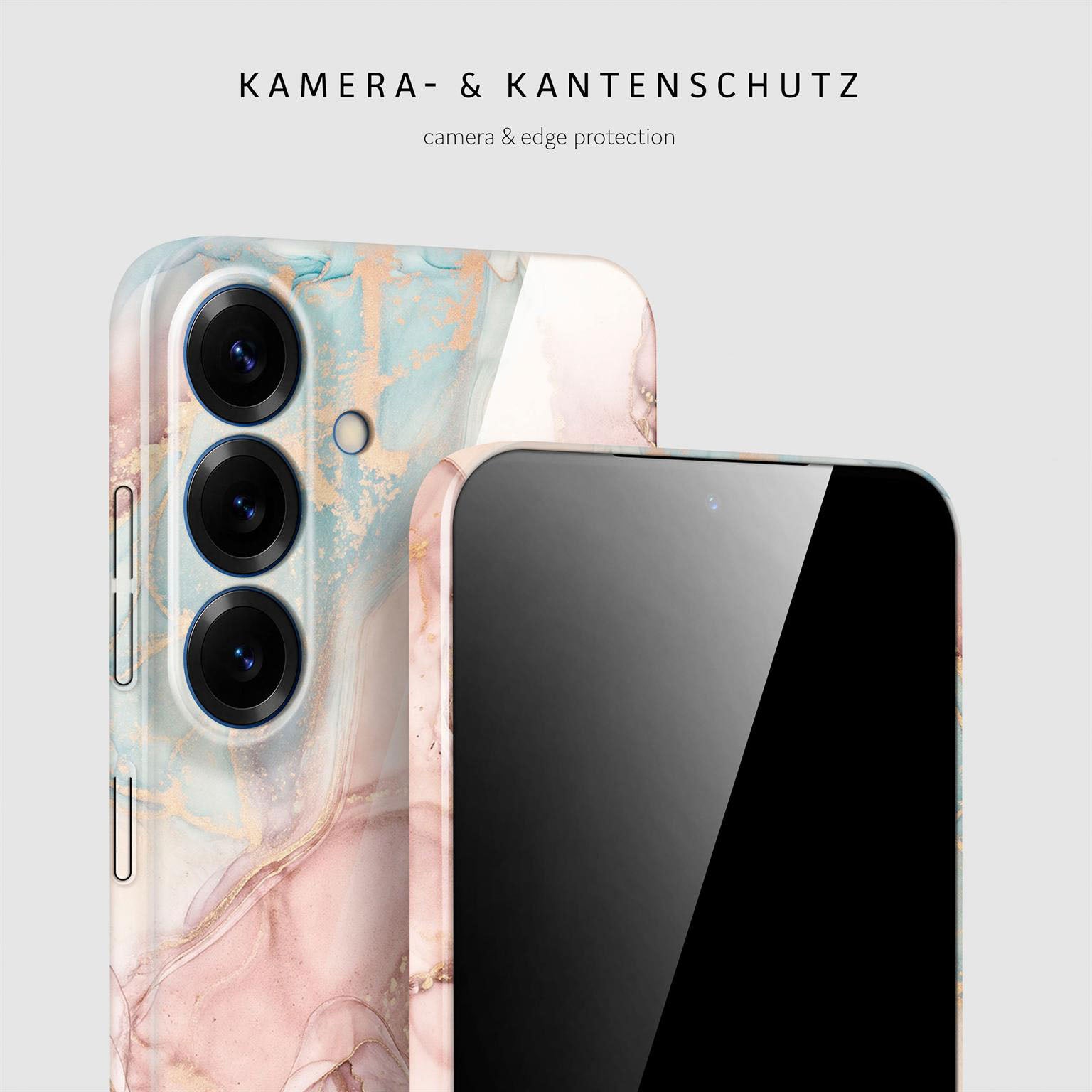 Bliss Cover für Samsung Galaxy S25 in der Farbe Rose Serenity (Rosa / Pink)