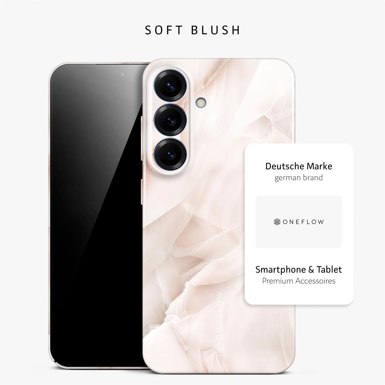 Bliss Cover für Samsung Galaxy S25 in der Farbe Soft Blush (Braun / Beige)