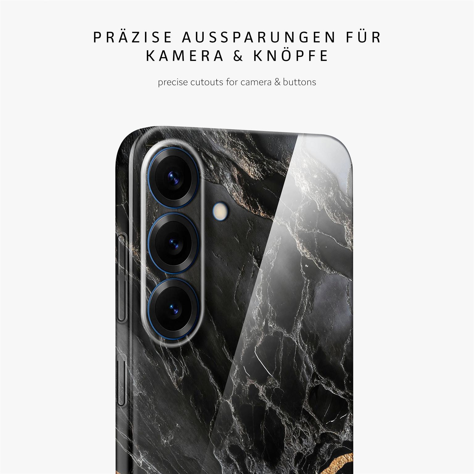 Bliss Cover für Samsung Galaxy S25 in der Farbe Black Mirage (Schwarz)