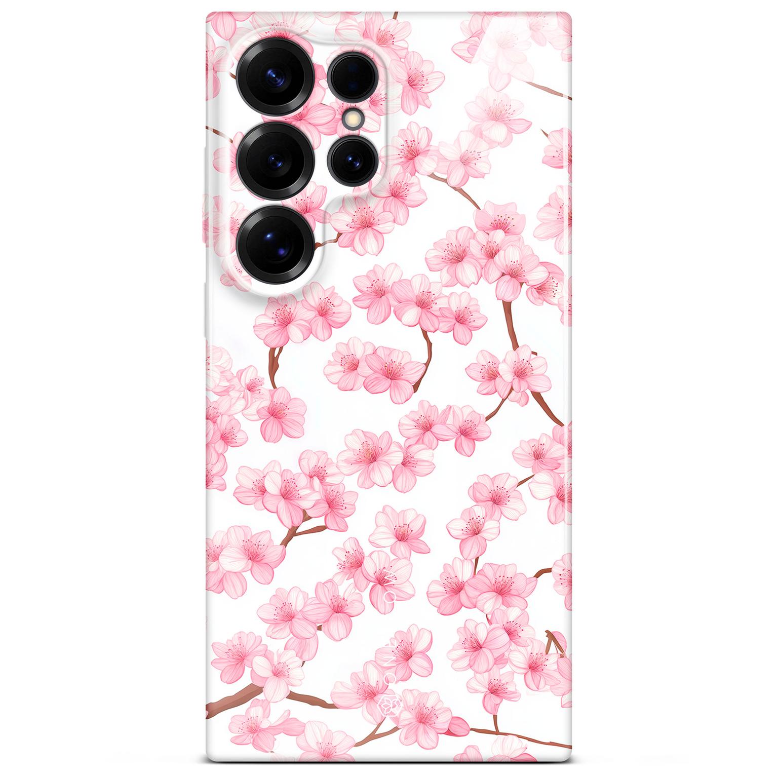 Flower Cover für Samsung Galaxy S25 Ultra in der Farbe Sakura Breeze (Rosa / Pink)