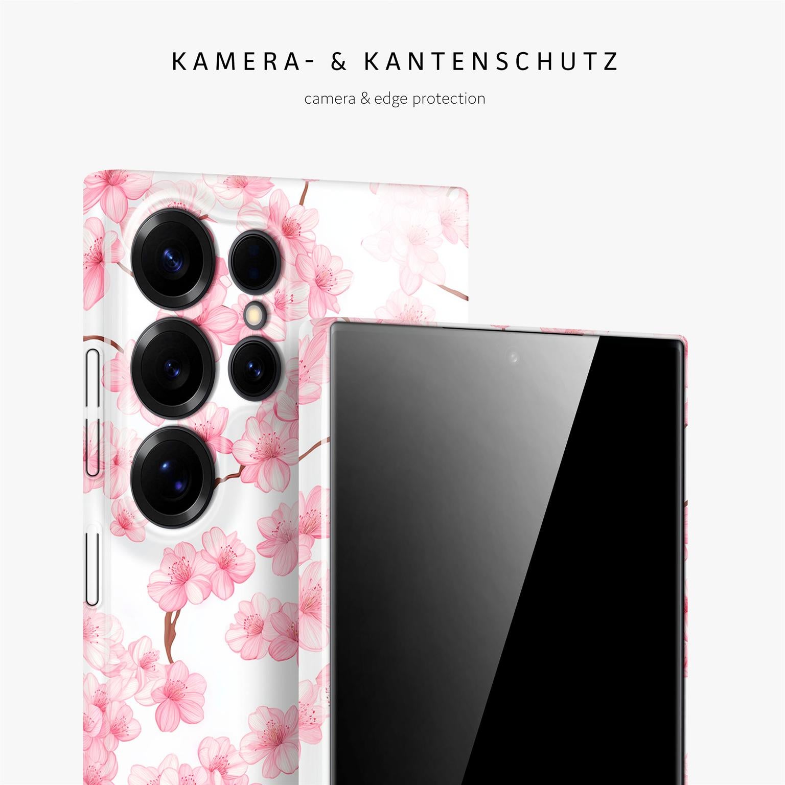 Flower Cover für Samsung Galaxy S25 Ultra in der Farbe Sakura Breeze (Rosa / Pink)