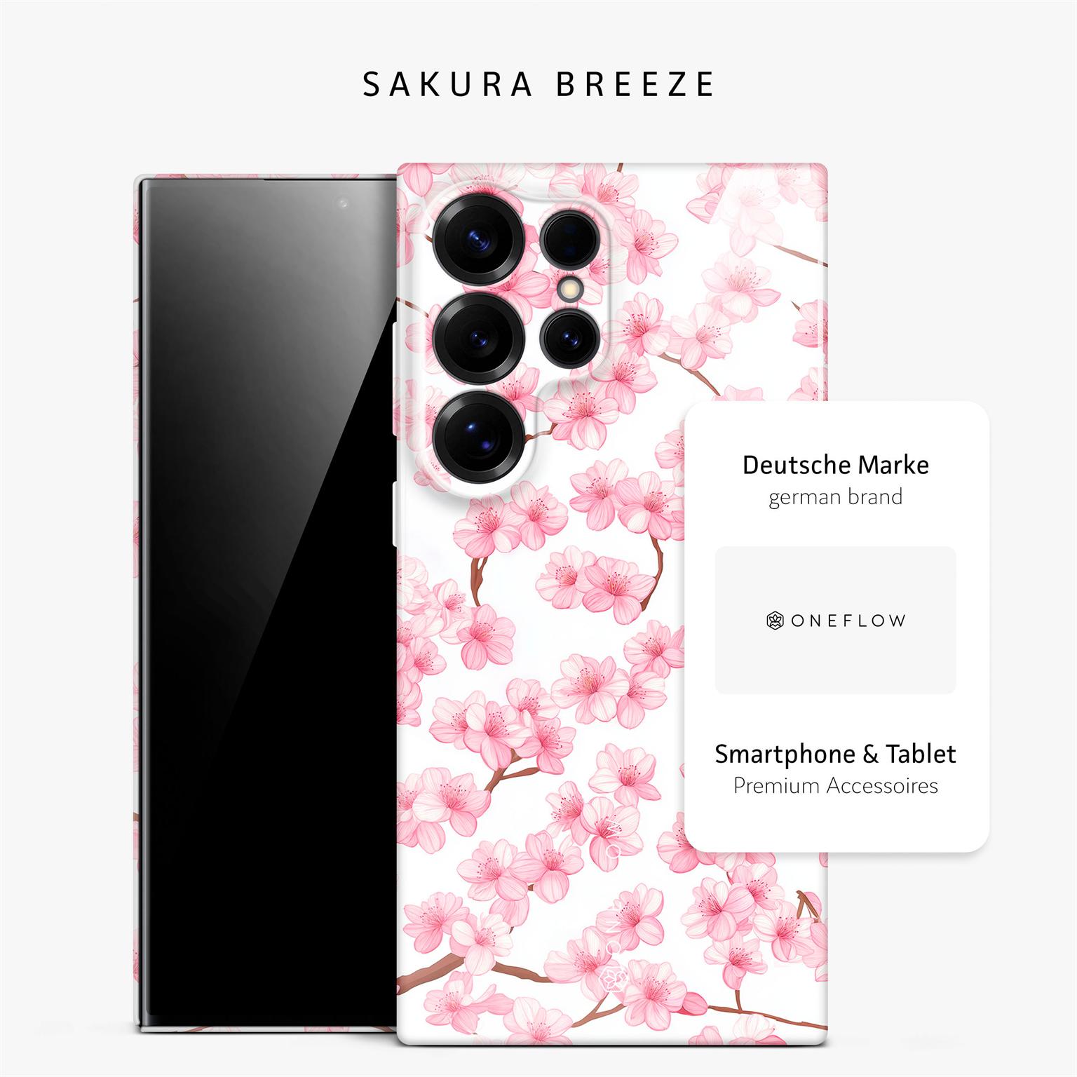 Flower Cover für Samsung Galaxy S25 Ultra in der Farbe Sakura Breeze (Rosa / Pink)