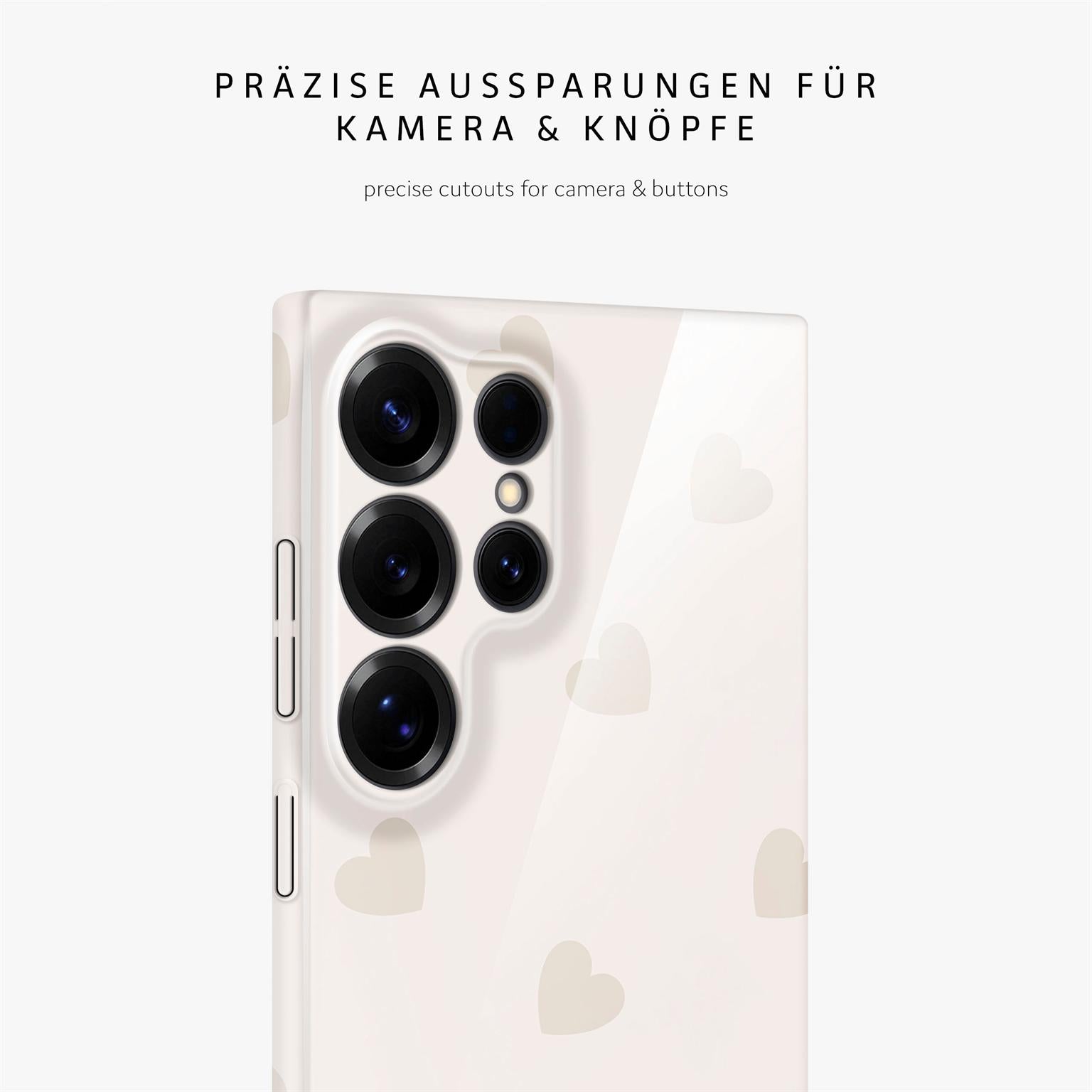 Splash Case für Samsung Galaxy S25 Ultra in der Farbe Latte Love (Braun / Beige)