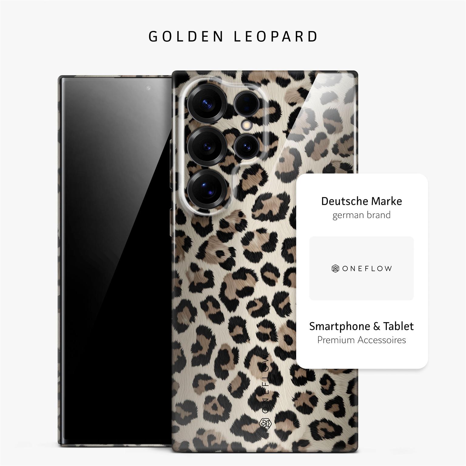 Wild Cover für Samsung Galaxy S25 Ultra in der Farbe Golden Leopard (Gold)