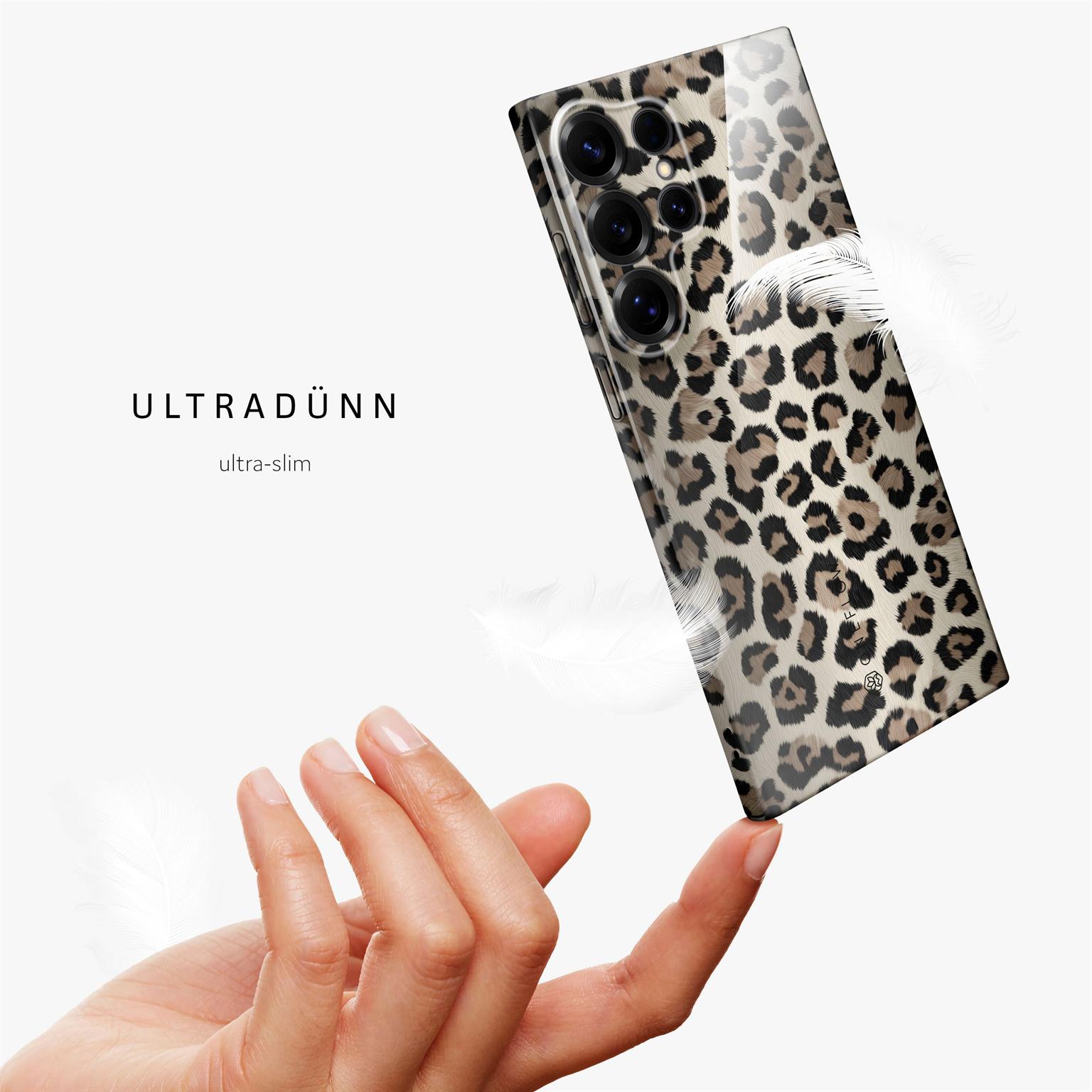 Wild Cover für Samsung Galaxy S25 Ultra in der Farbe Golden Leopard (Gold)