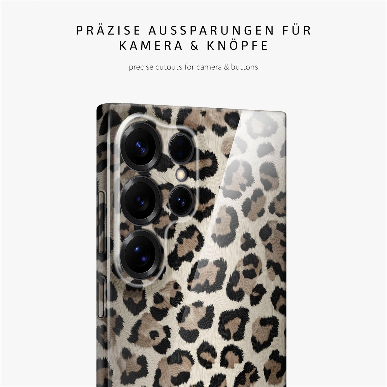 Wild Cover für Samsung Galaxy S25 Ultra in der Farbe Golden Leopard (Gold)