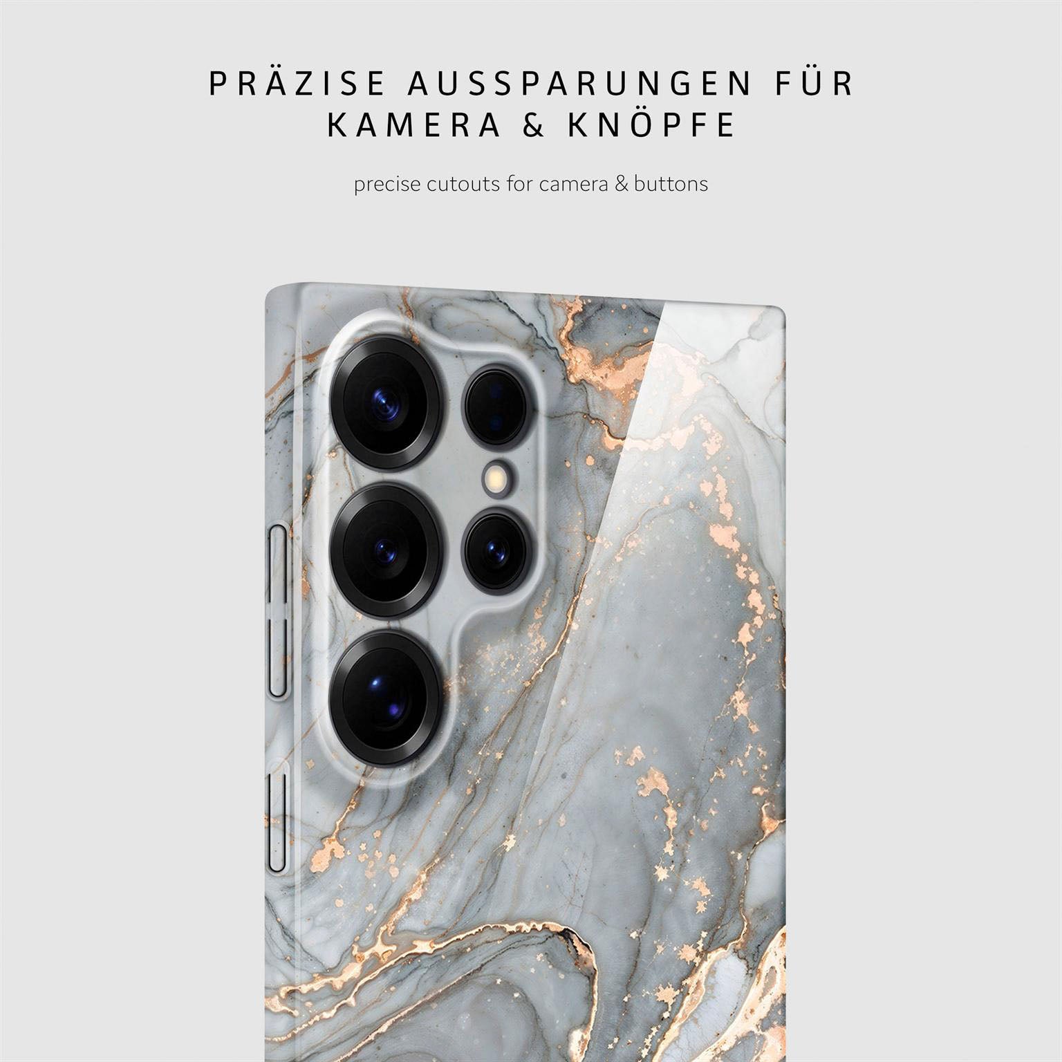 Bliss Cover für Samsung Galaxy S25 Ultra in der Farbe Soft Granite (Grau)