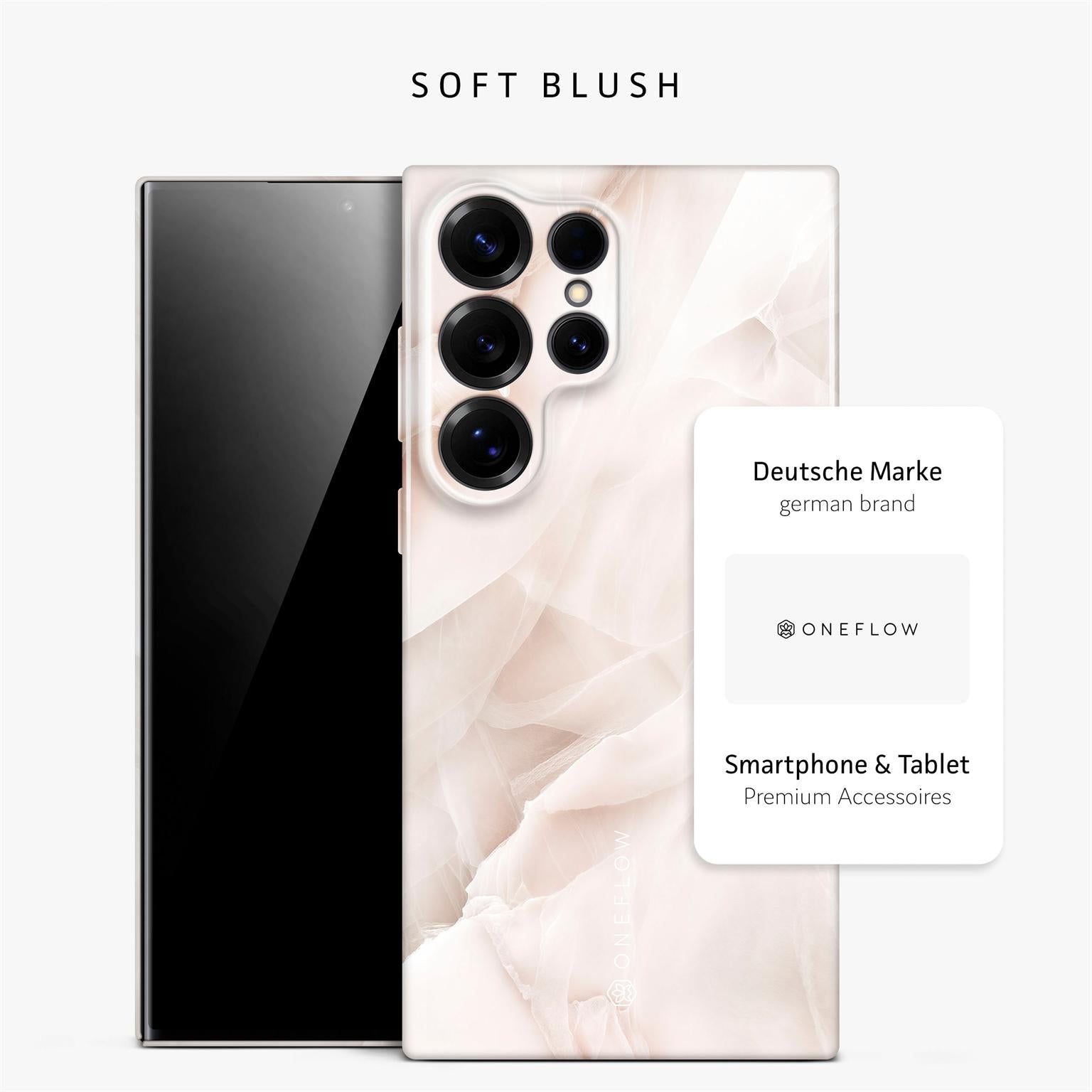 Bliss Cover für Samsung Galaxy S25 Ultra in der Farbe Soft Blush (Braun / Beige)