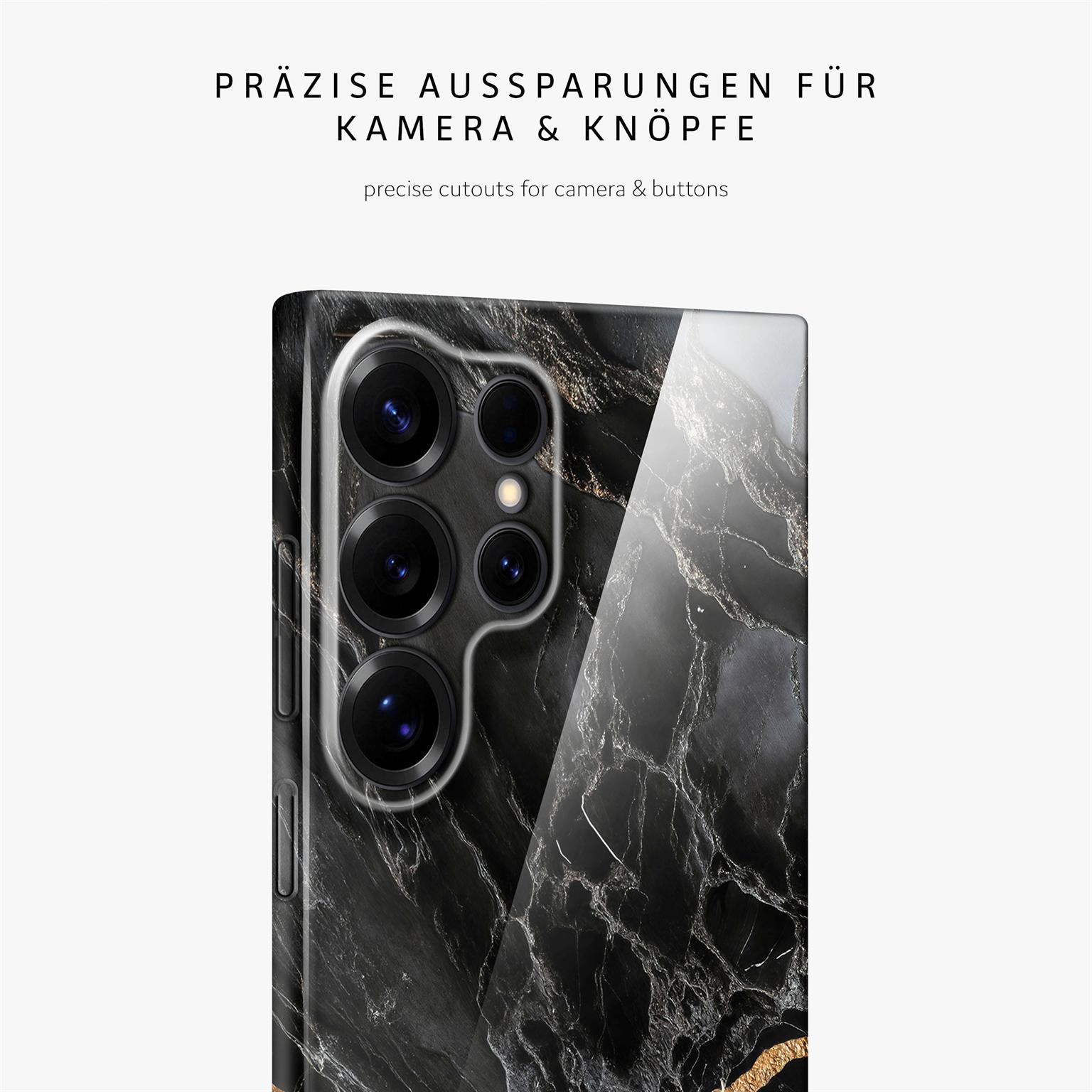 Bliss Cover für Samsung Galaxy S25 Ultra in der Farbe Black Mirage (Schwarz)