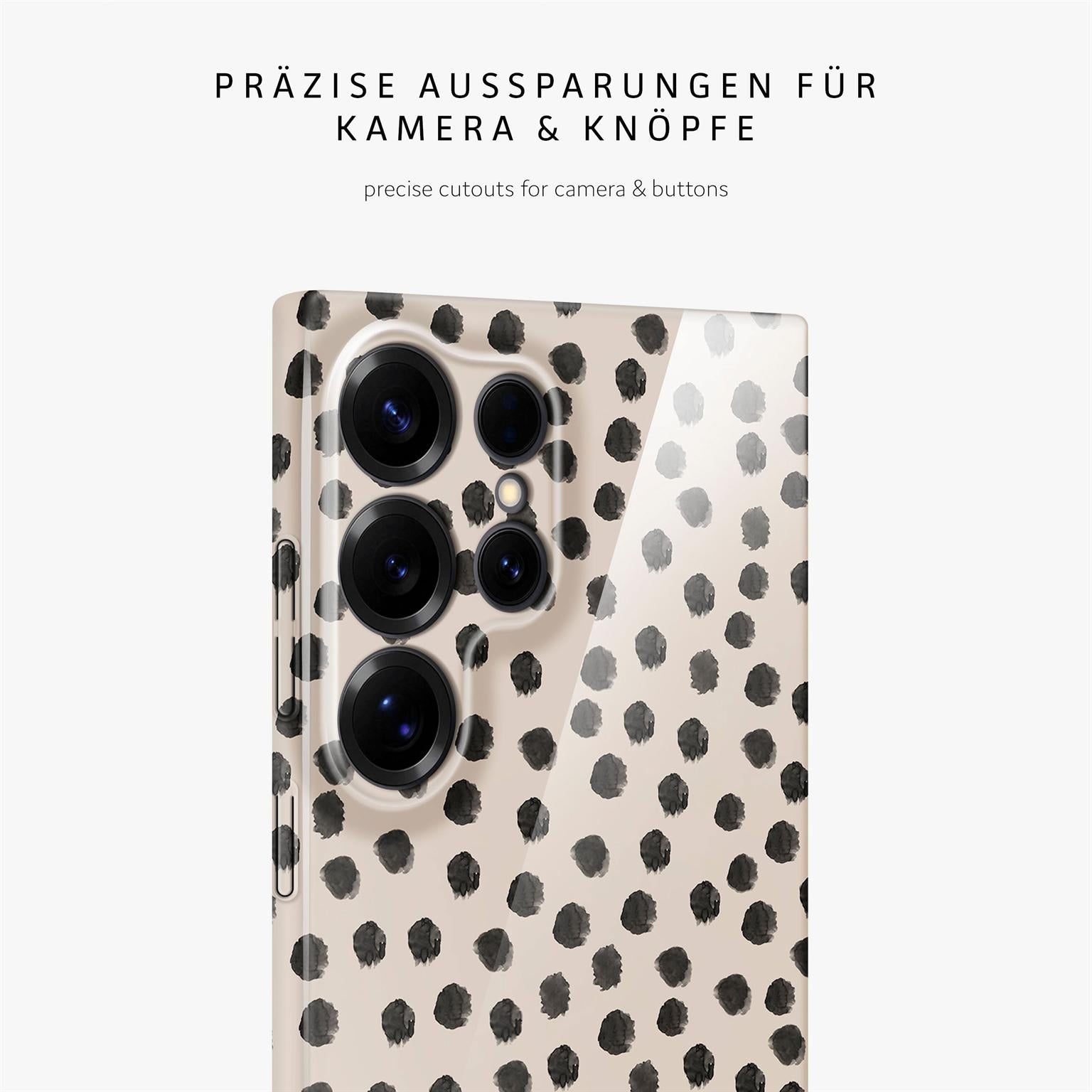 Splash Case für Samsung Galaxy S25 Ultra in der Farbe Cookies & Cream (Braun / Beige)