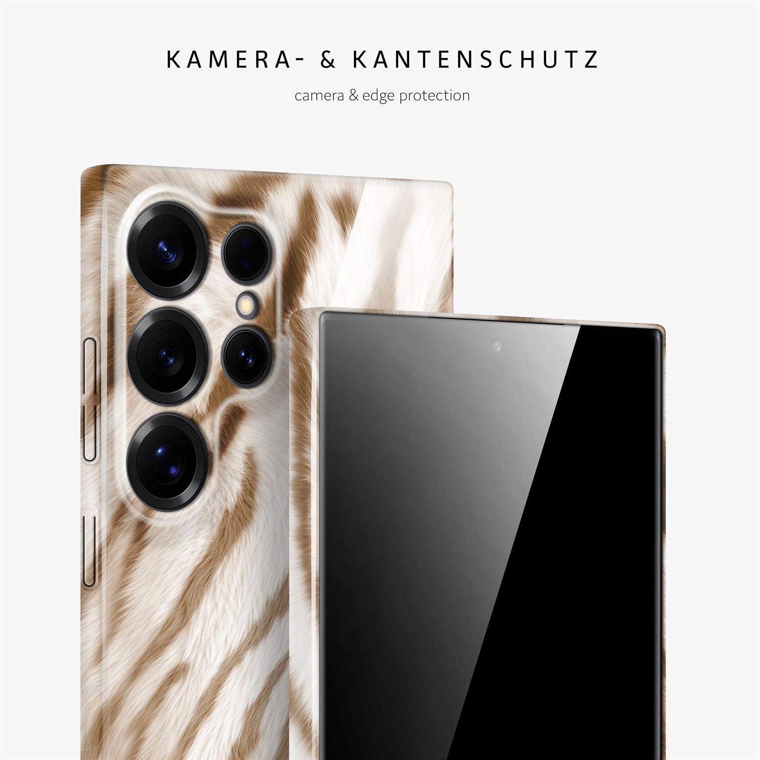 Wild Cover für Samsung Galaxy S25 Ultra in der Farbe Caramel Tiger (Braun / Beige)