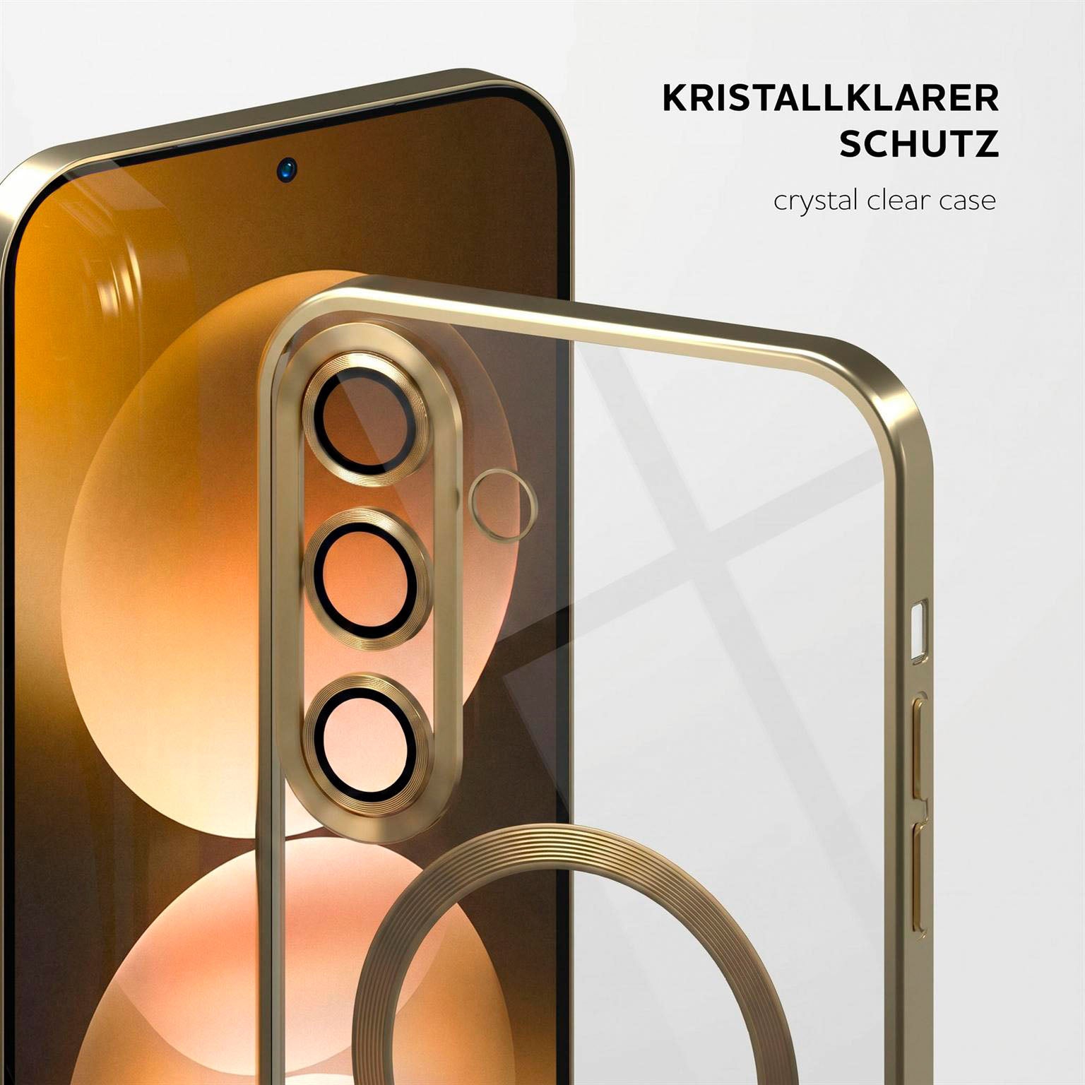 Aura Case für Samsung Galaxy S26 in der Farbe Golden Sand (Gold)
