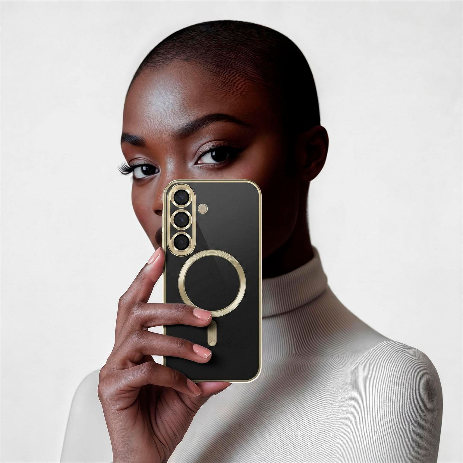Aura Case für Samsung Galaxy S26 in der Farbe Golden Sand (Gold)