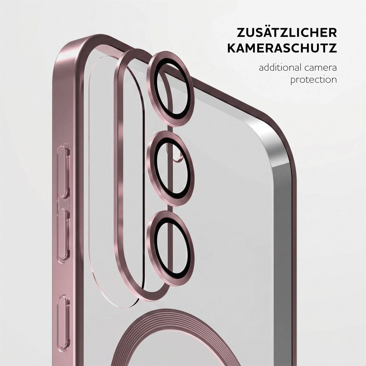 Aura Case für Samsung Galaxy S26 in der Farbe Rose Sunset (Rosa / Pink)