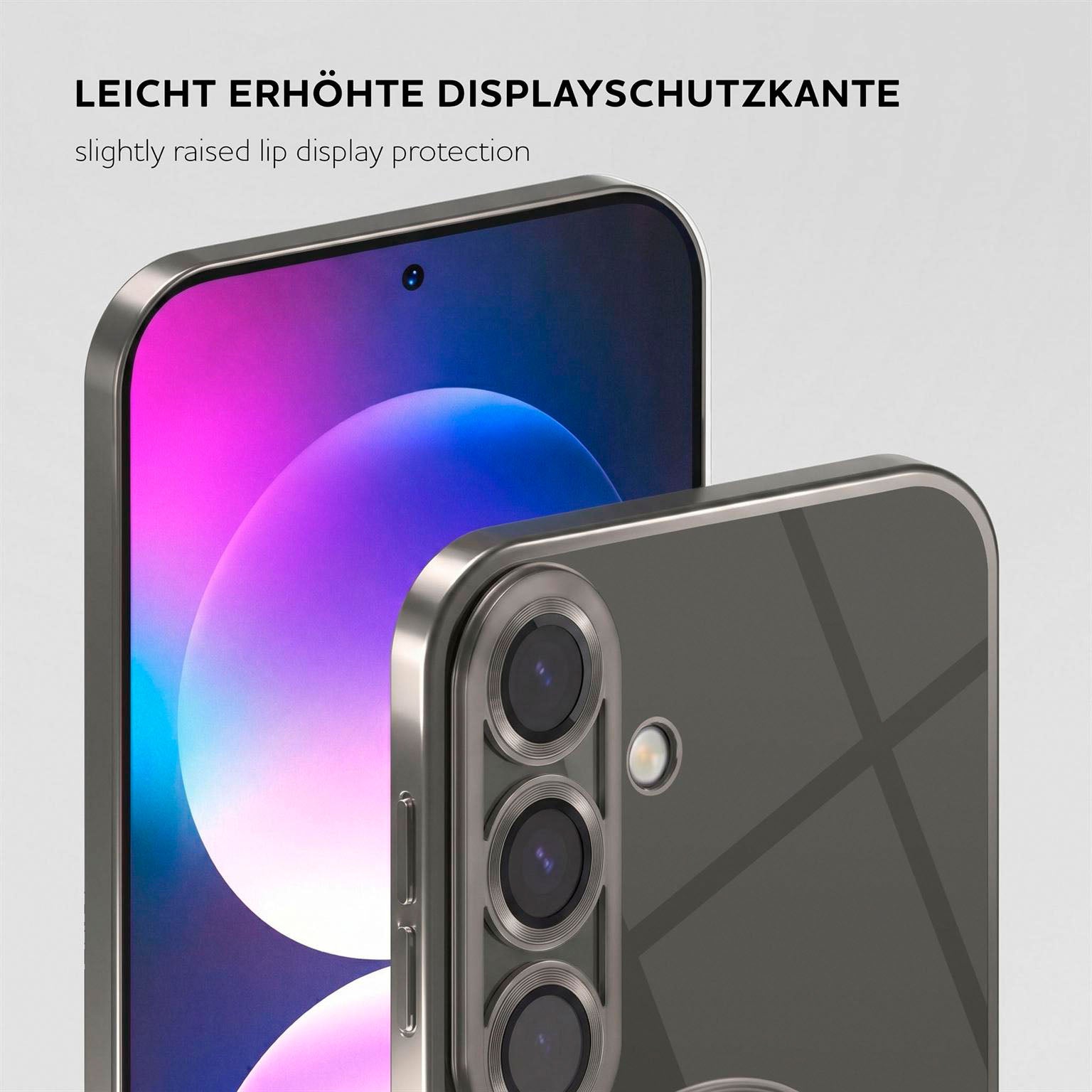 Aura Case für Samsung Galaxy S26 in der Farbe Titan Glow (Silber)