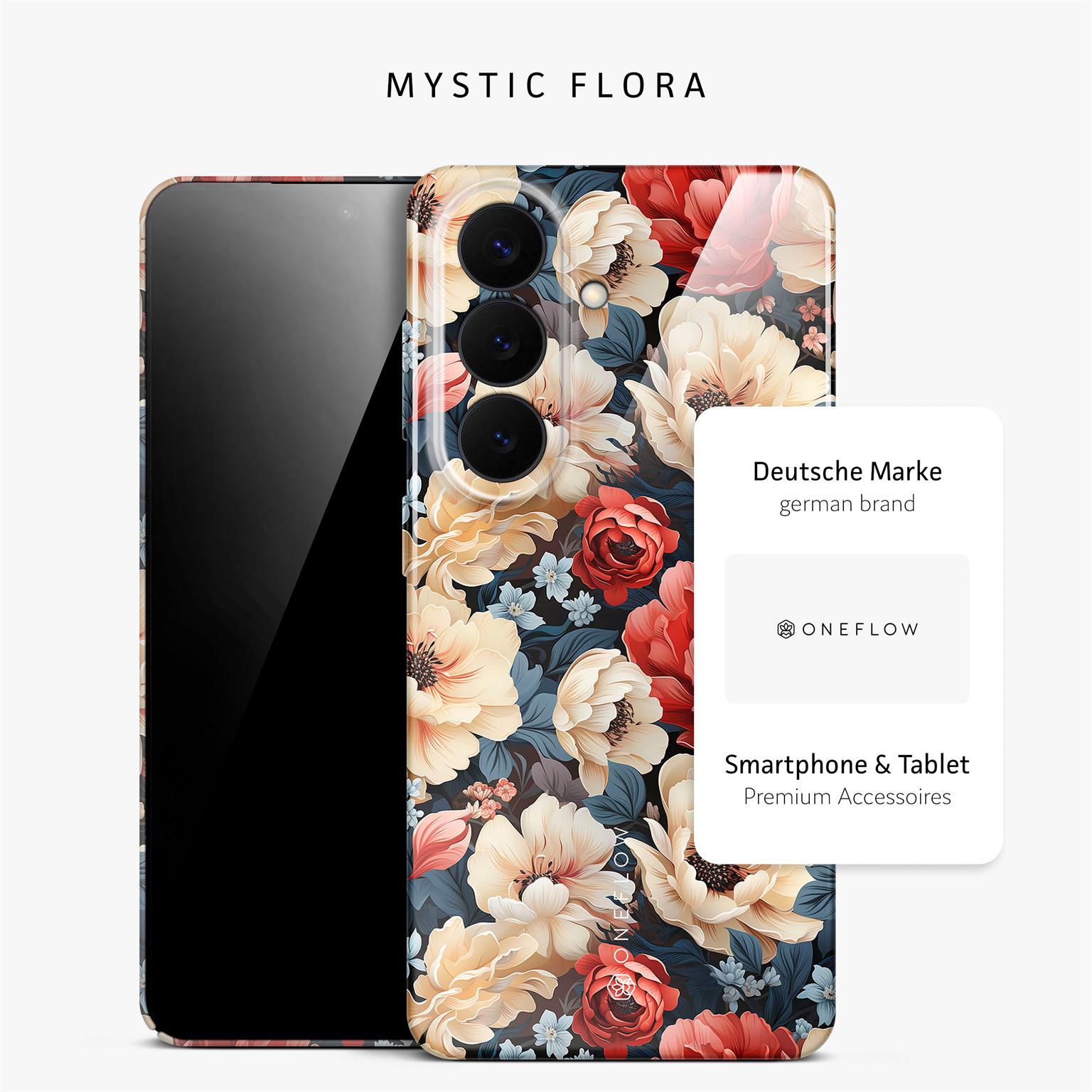 Flower Cover für Samsung Galaxy S26 in der Farbe Mystic Flora (Rot)