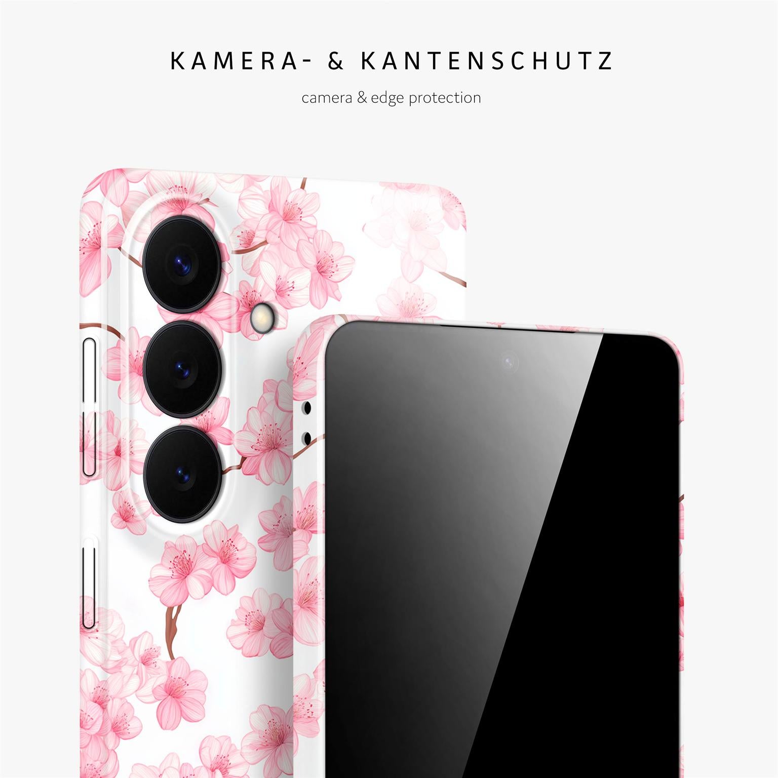 Flower Cover für Samsung Galaxy S26 in der Farbe Sakura Breeze (Rosa / Pink)