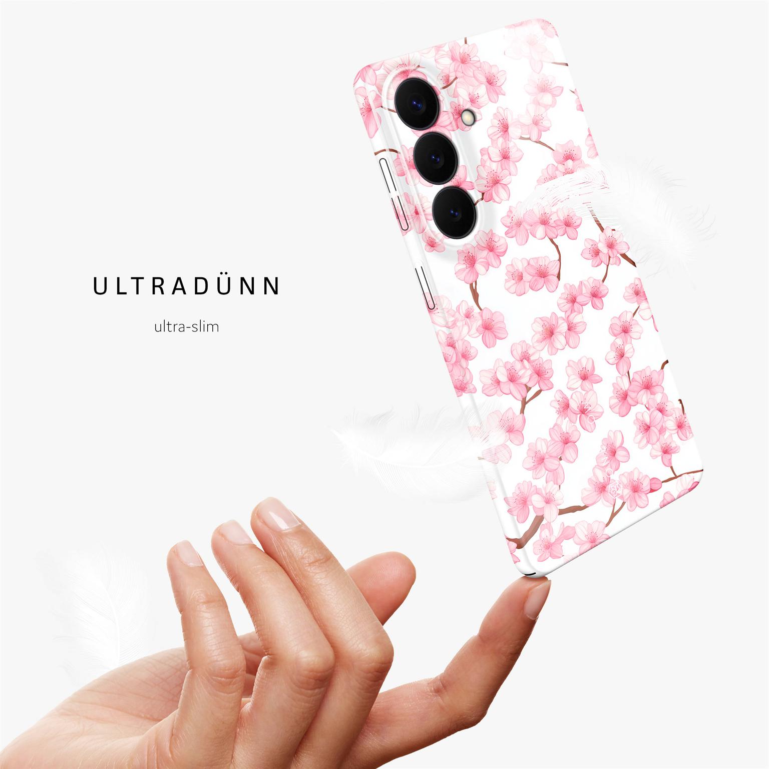 Flower Cover für Samsung Galaxy S26 in der Farbe Sakura Breeze (Rosa / Pink)