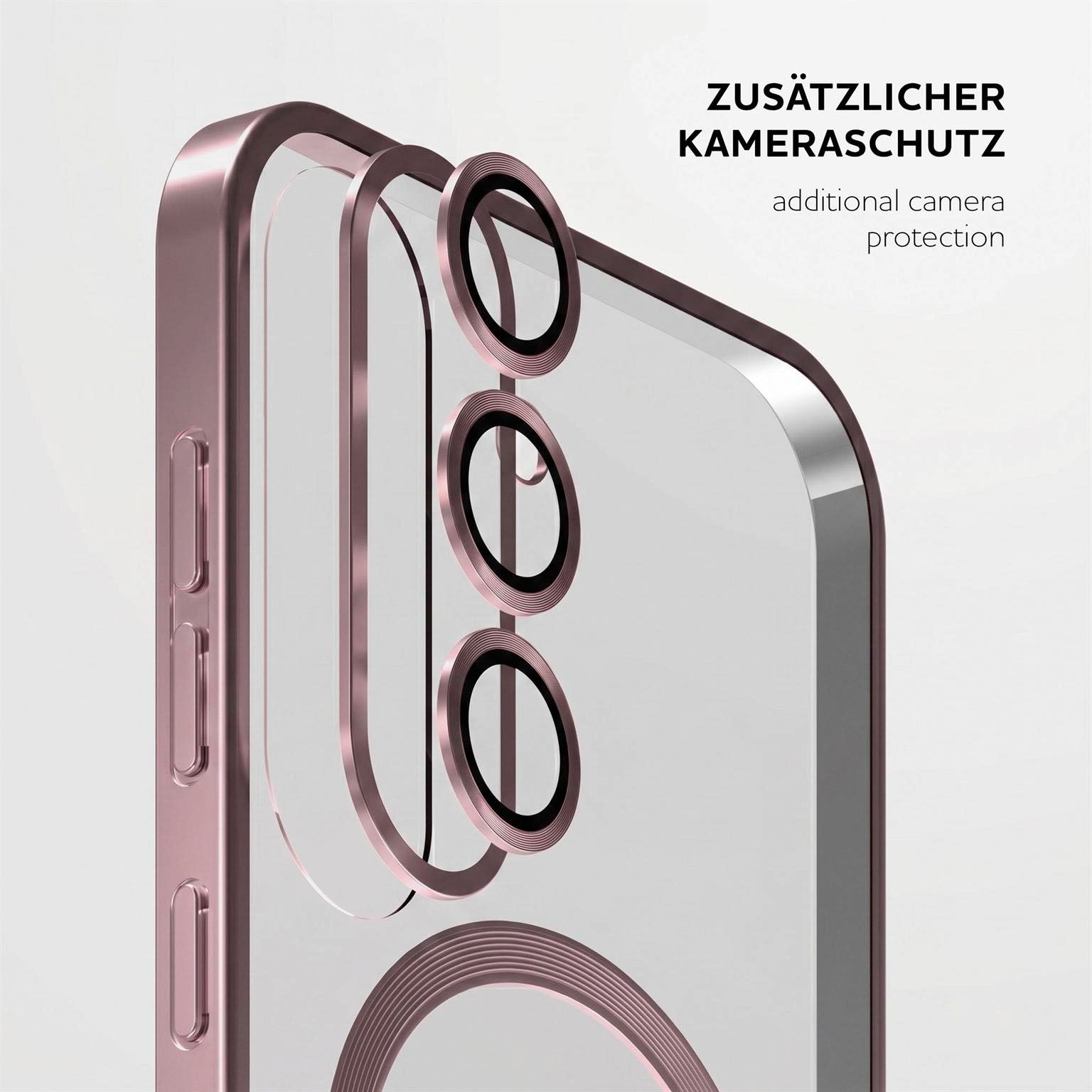 Aura Case für Samsung Galaxy S26 Plus in der Farbe Rose Sunset (Rosa / Pink)