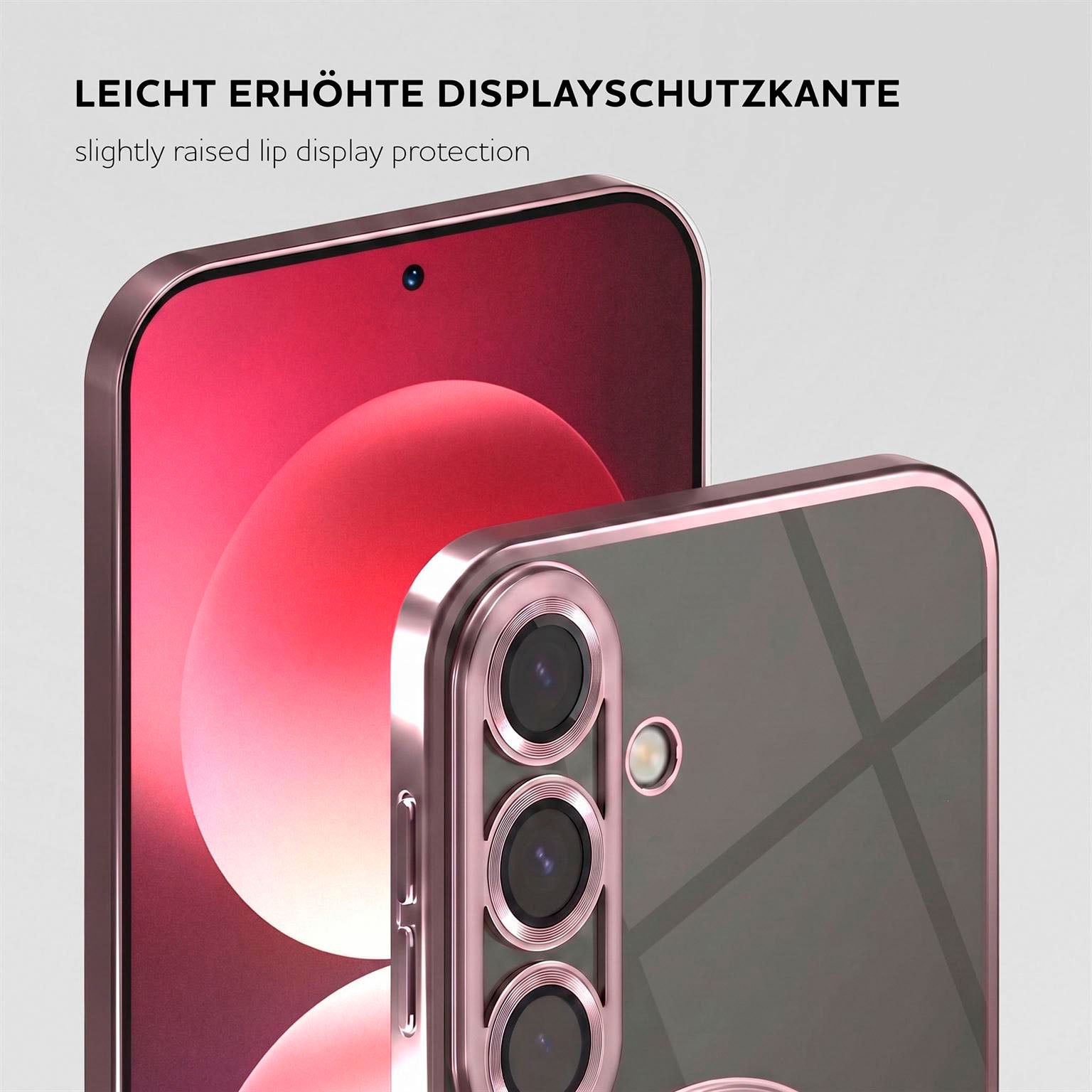 Aura Case für Samsung Galaxy S26 Plus in der Farbe Rose Sunset (Rosa / Pink)