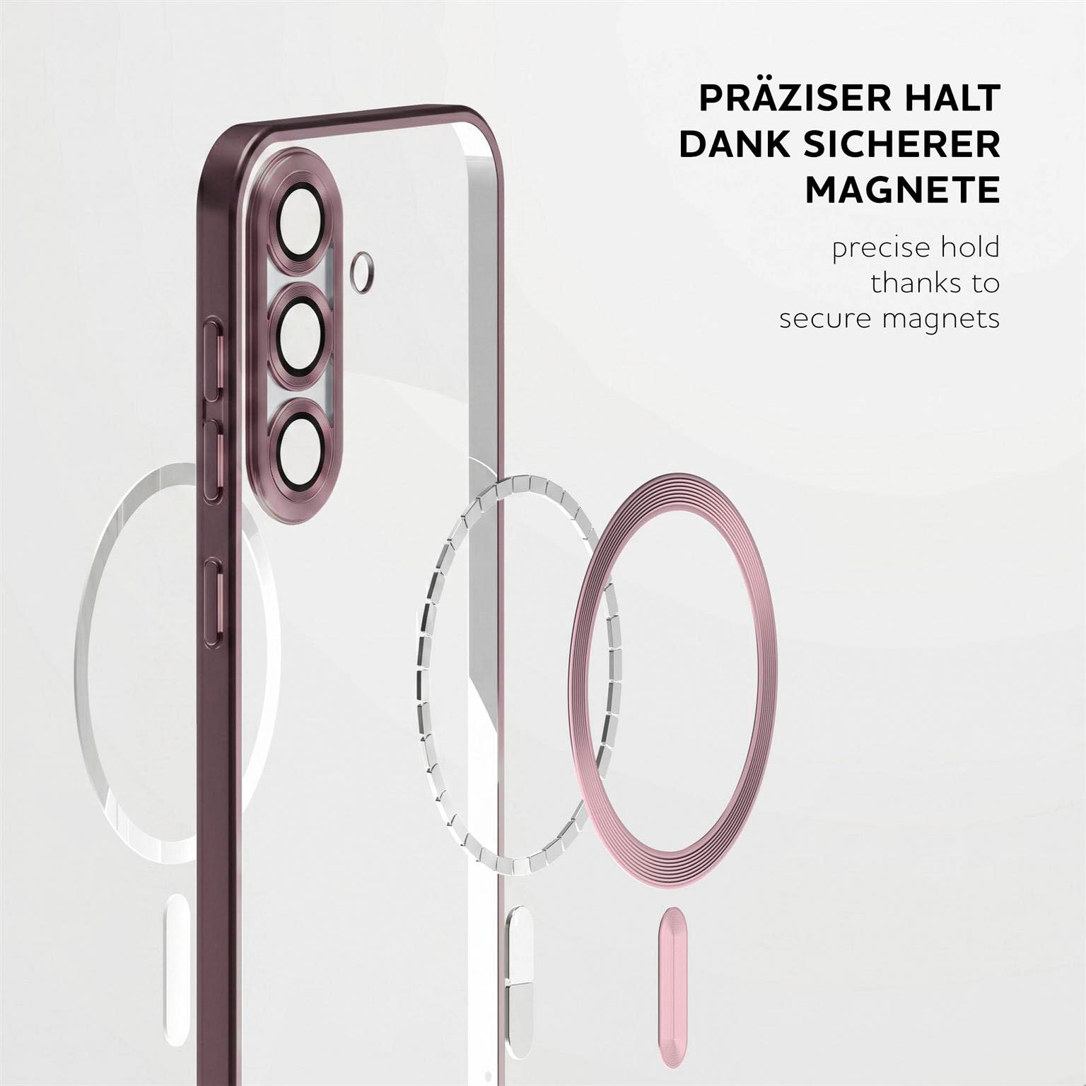 Aura Case für Samsung Galaxy S26 Plus in der Farbe Rose Sunset (Rosa / Pink)
