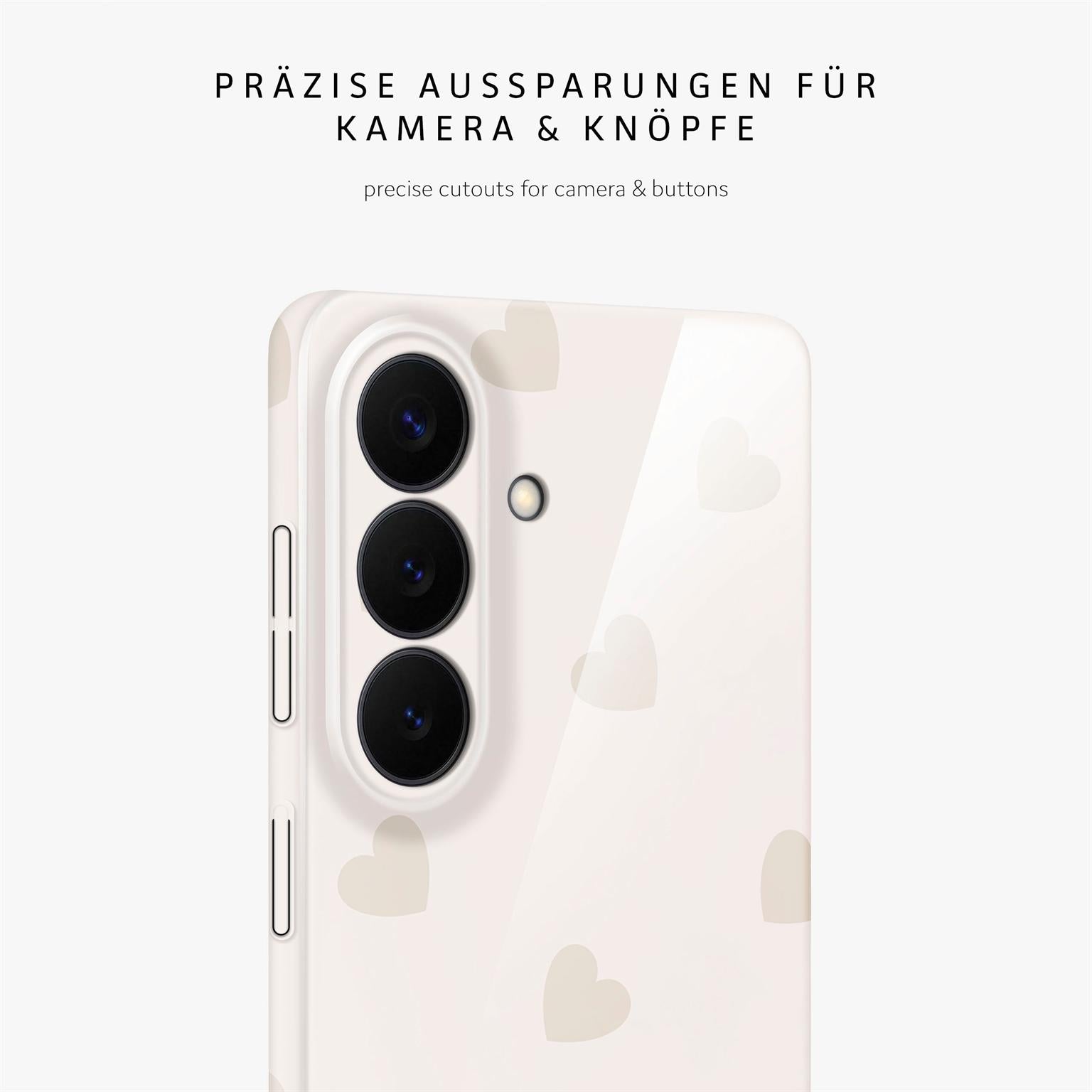 Splash Case für Samsung Galaxy S26 Plus in der Farbe Latte Love (Braun / Beige)