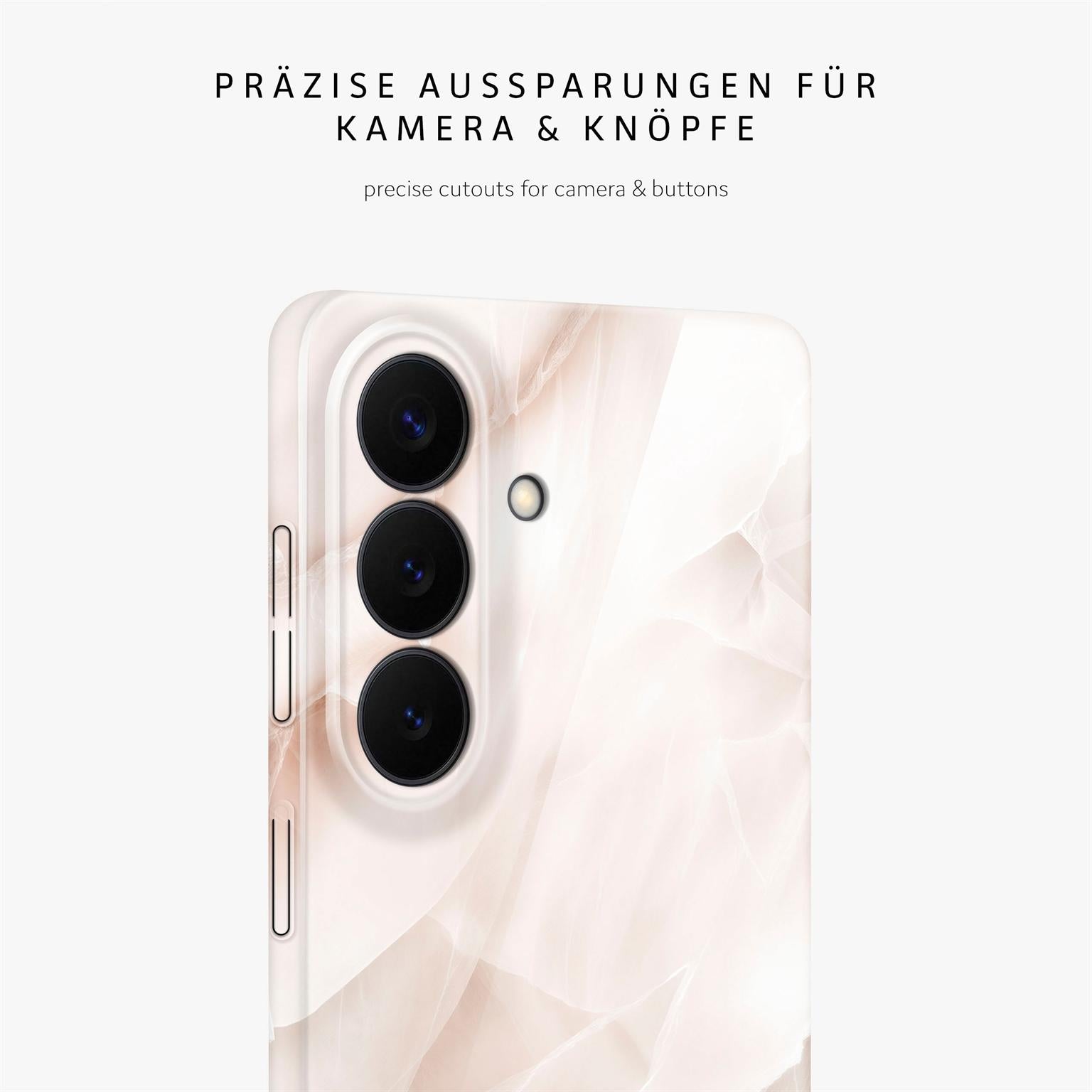 Bliss Cover für Samsung Galaxy S26 Plus in der Farbe Soft Blush (Braun / Beige)