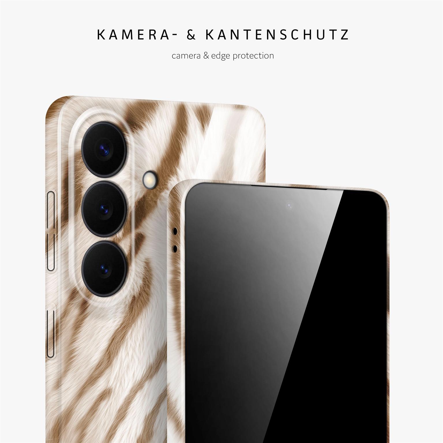 Wild Cover für Samsung Galaxy S26 Plus in der Farbe Caramel Tiger (Braun / Beige)