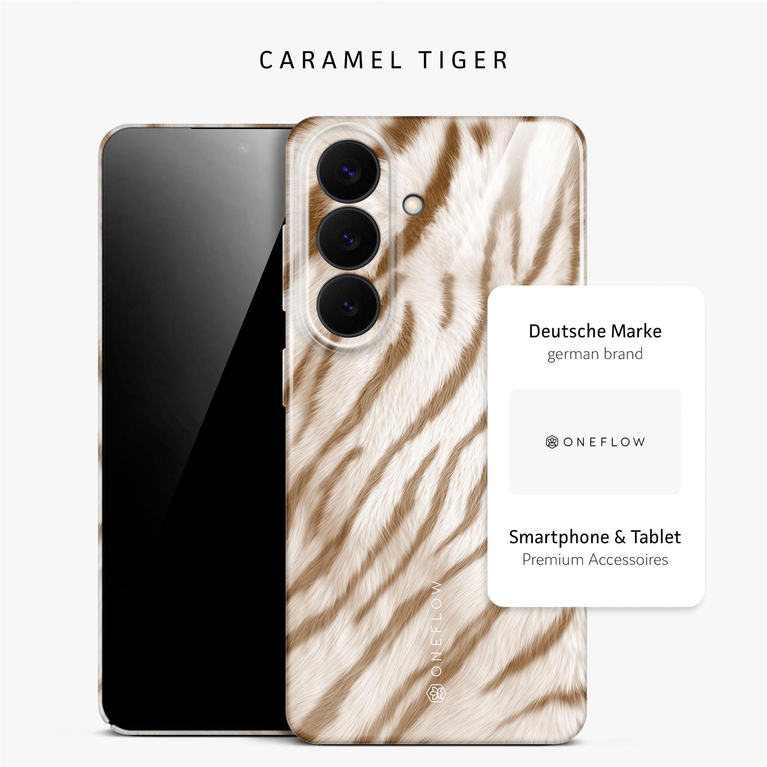 Wild Cover für Samsung Galaxy S26 Plus in der Farbe Caramel Tiger (Braun / Beige)
