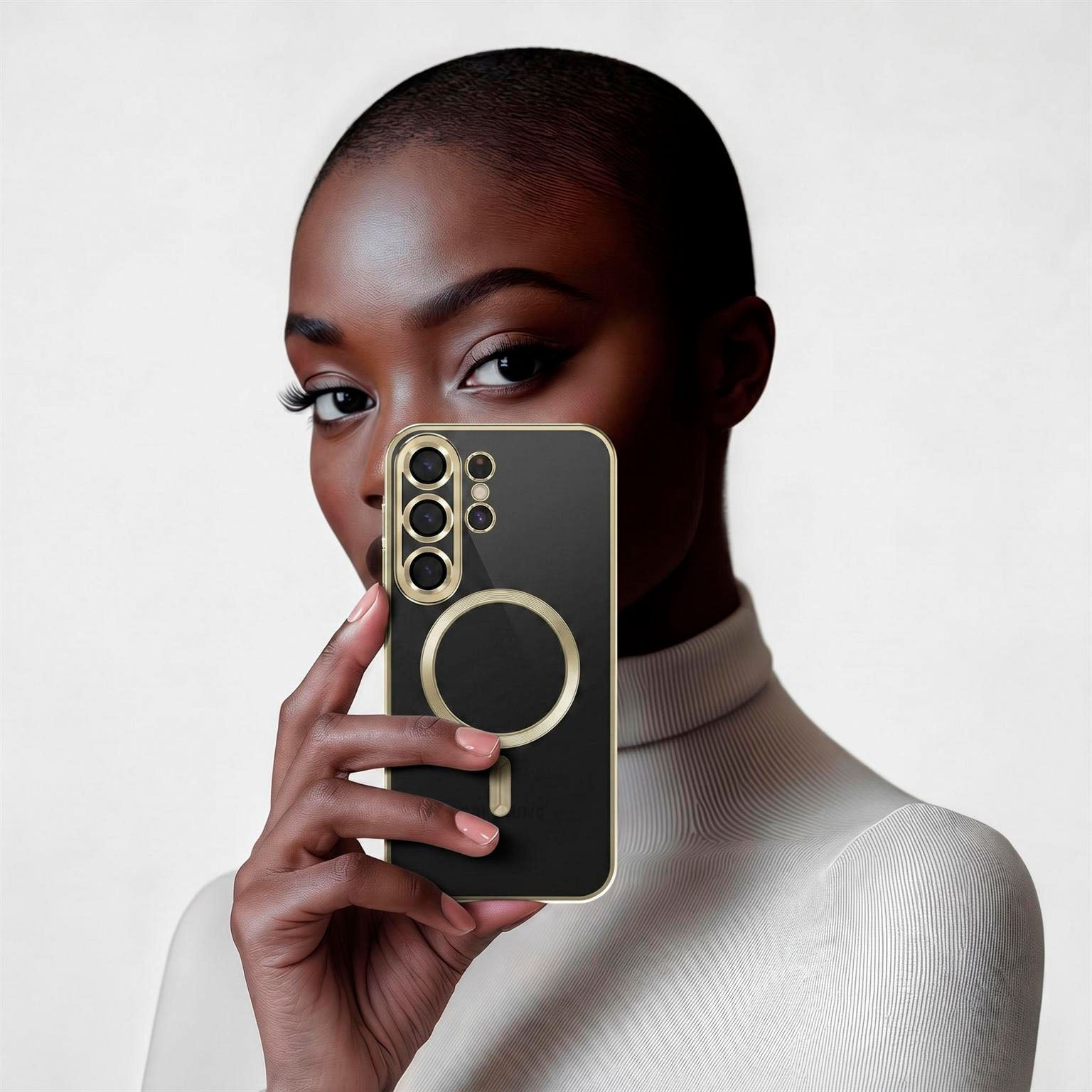 Aura Case für Samsung Galaxy S26 Ultra in der Farbe Golden Sand (Gold)