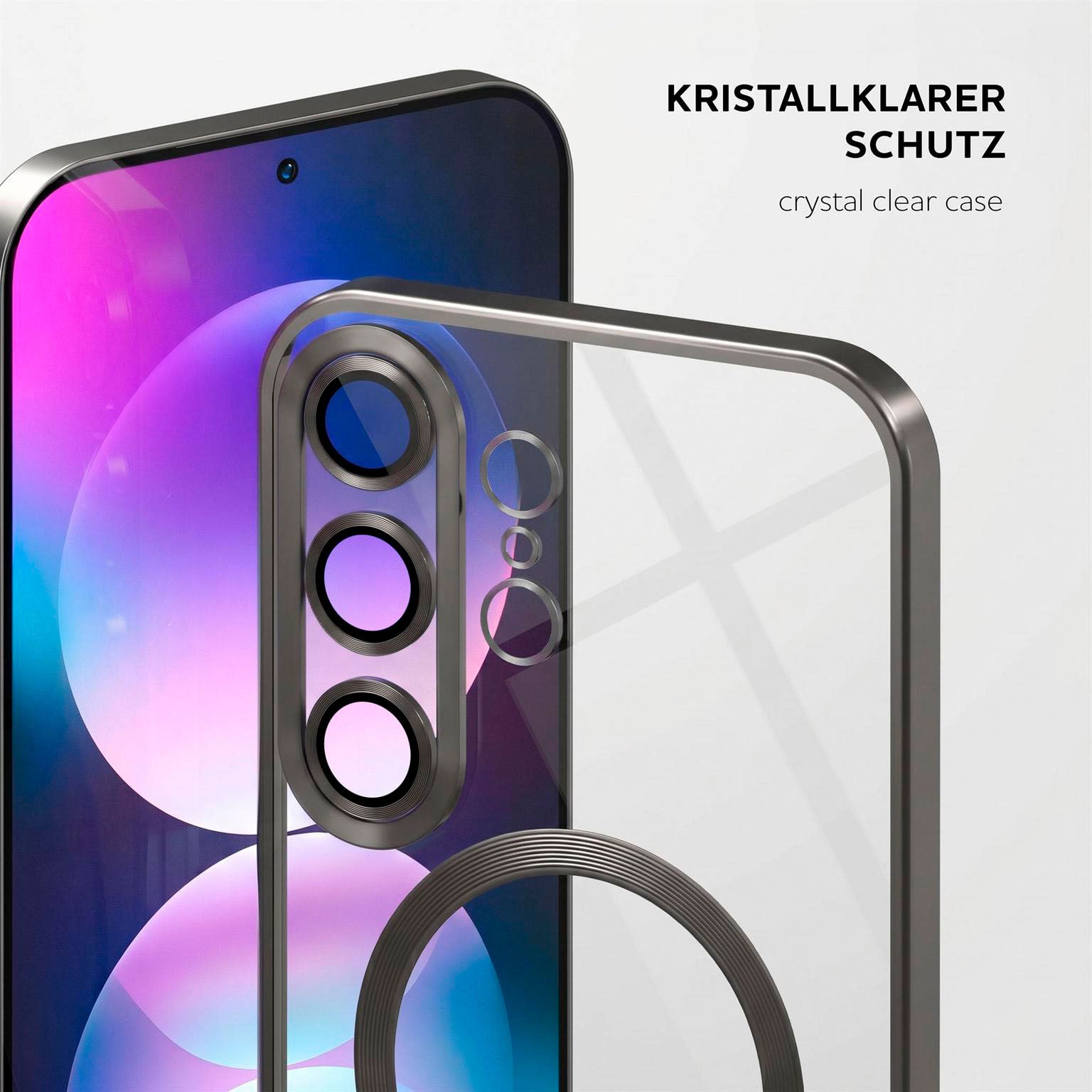 Aura Case für Samsung Galaxy S26 Ultra in der Farbe Titan Glow (Silber)